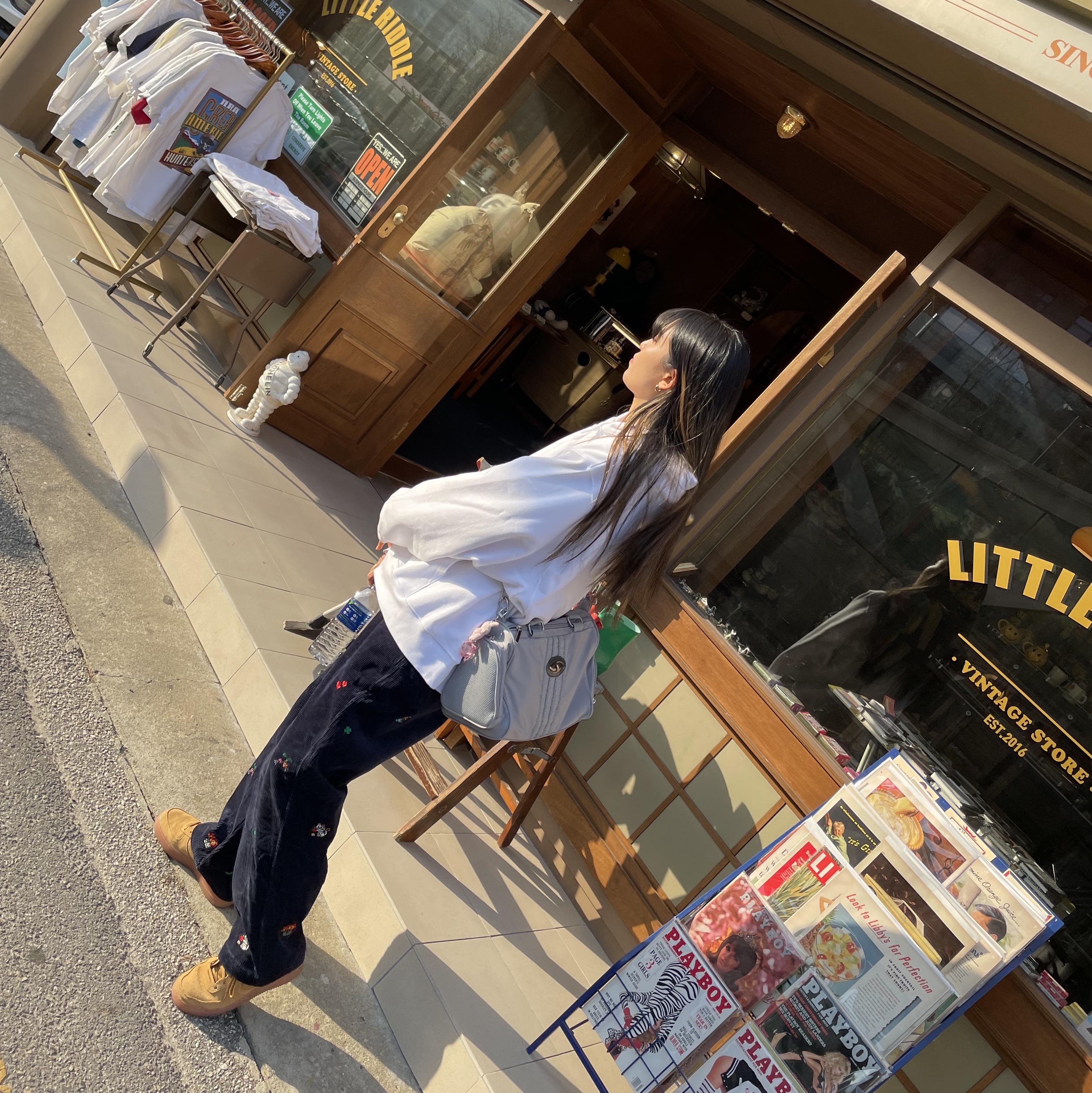 (GS) 나이키 에어포스 1 LV8 3 위트 착용 스타일 - 1
