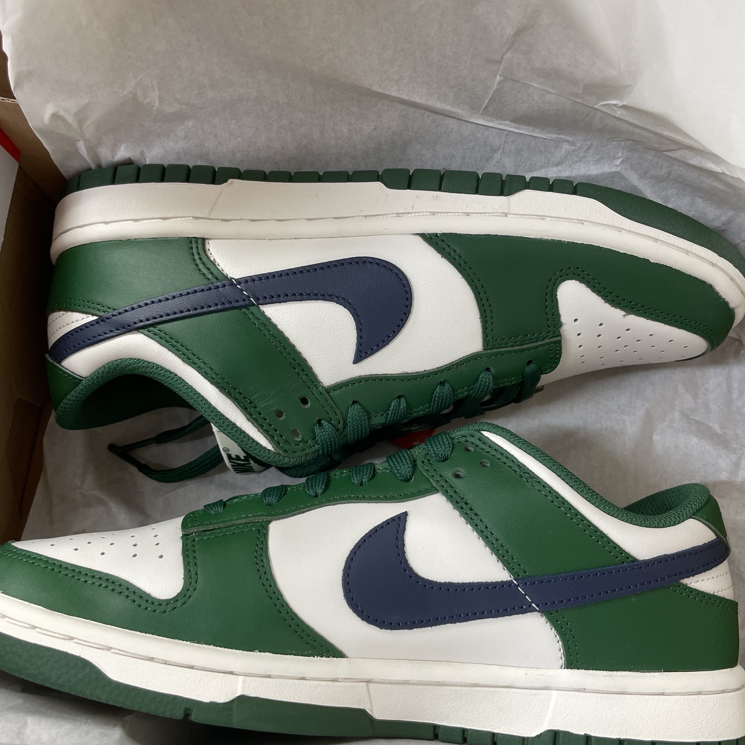 (W) Nike Dunk Low Gorge Green 착용 스타일