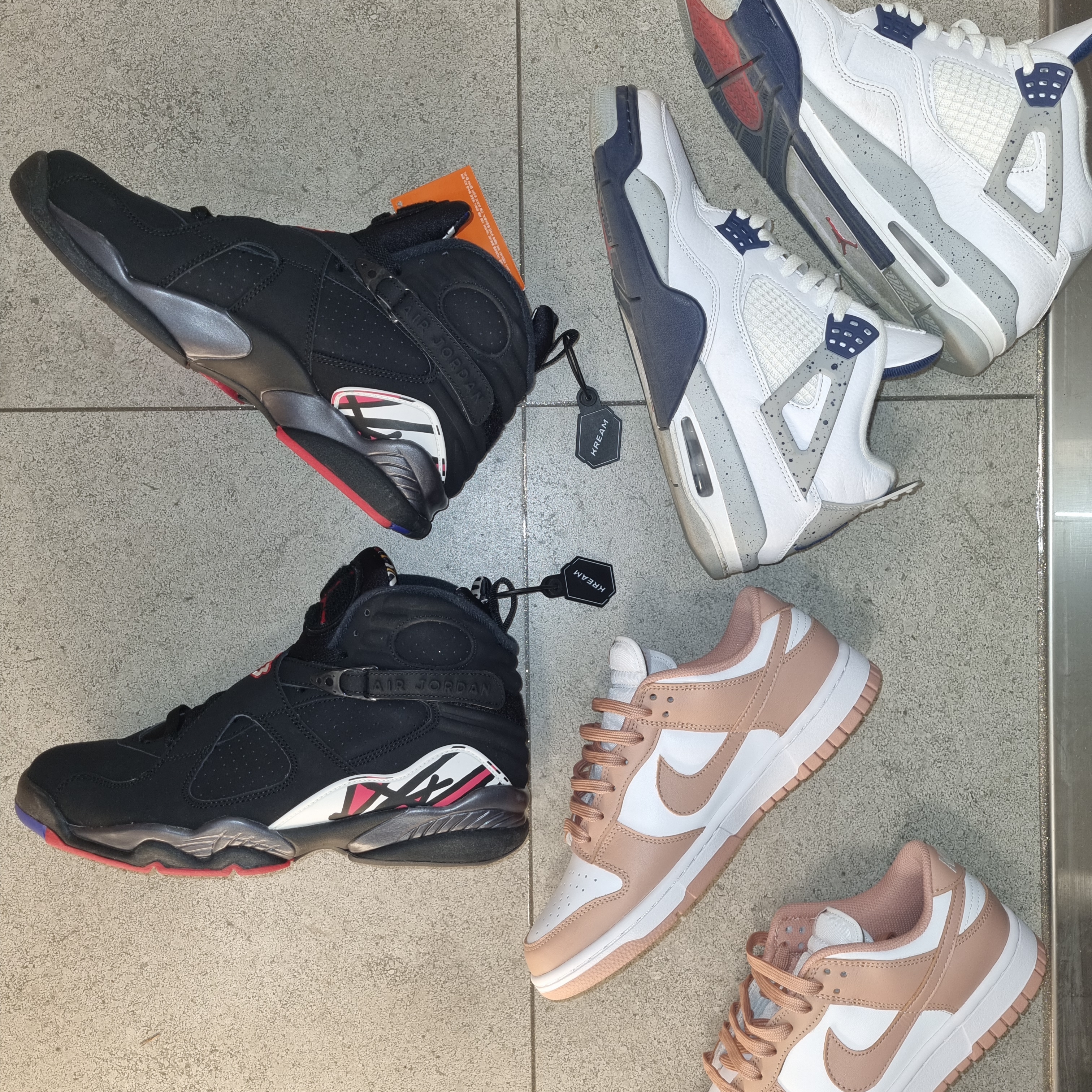 Jordan 8 Retro Playoffs 2013, Jordan 4 Retro Midnight Navy 착용 스타일