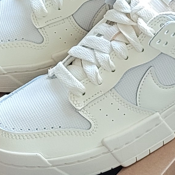 (W) Nike Dunk Low Disrupt Coconut Milk 착용 스타일