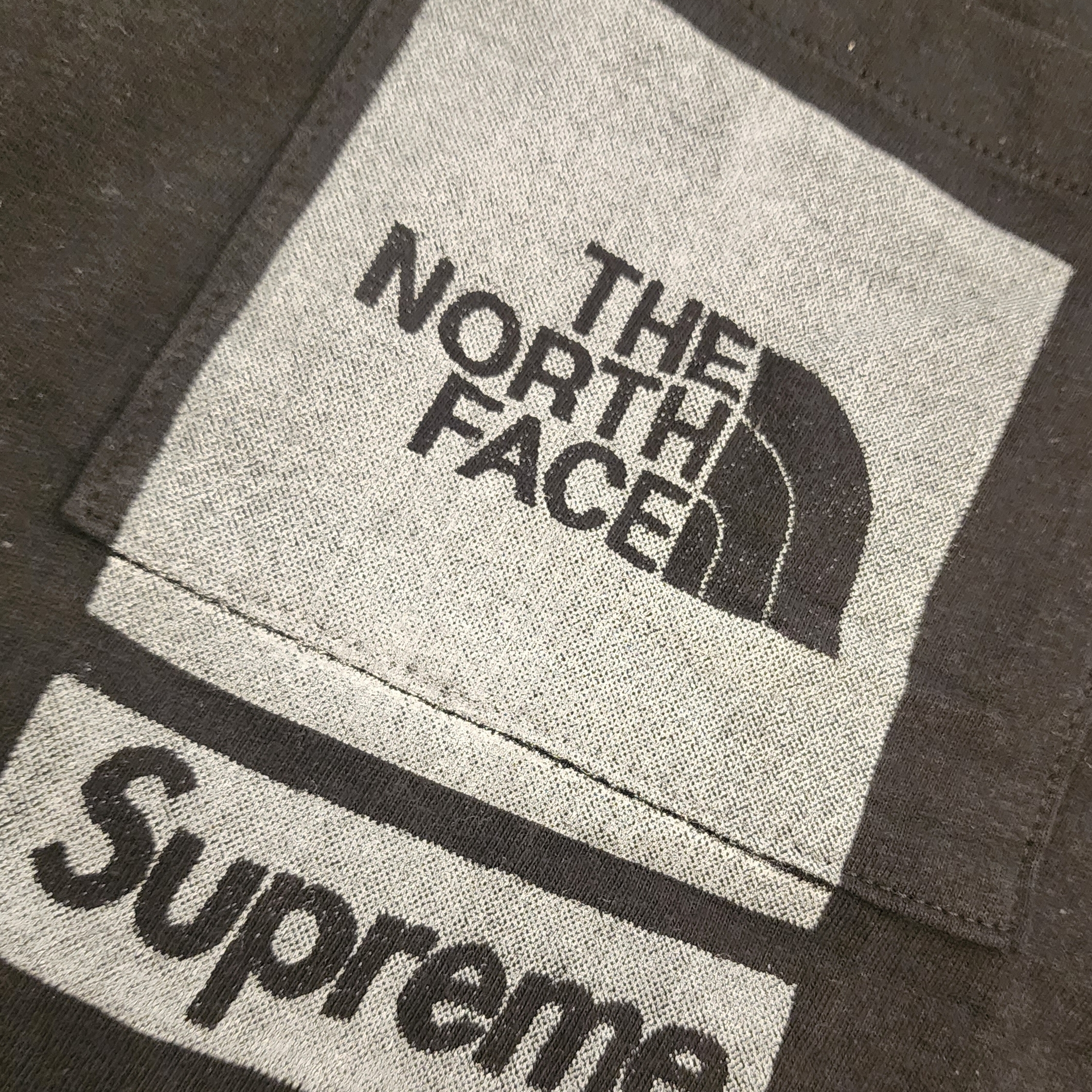 Supreme x The North Face Printed Pocket T-Shirt Black - 23SS 착용 스타일