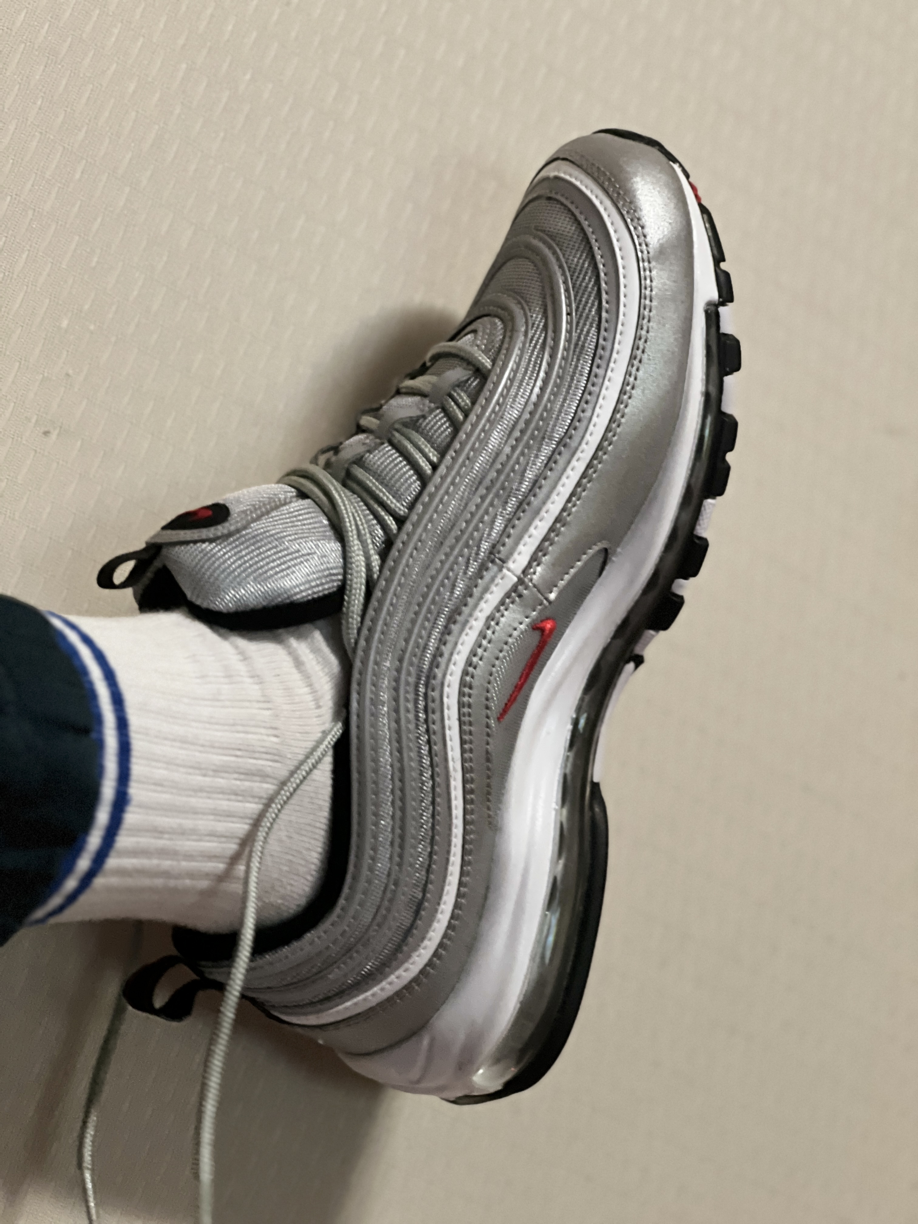 Nike Air Max 97 OG Silver Bullet 2022 착용 스타일