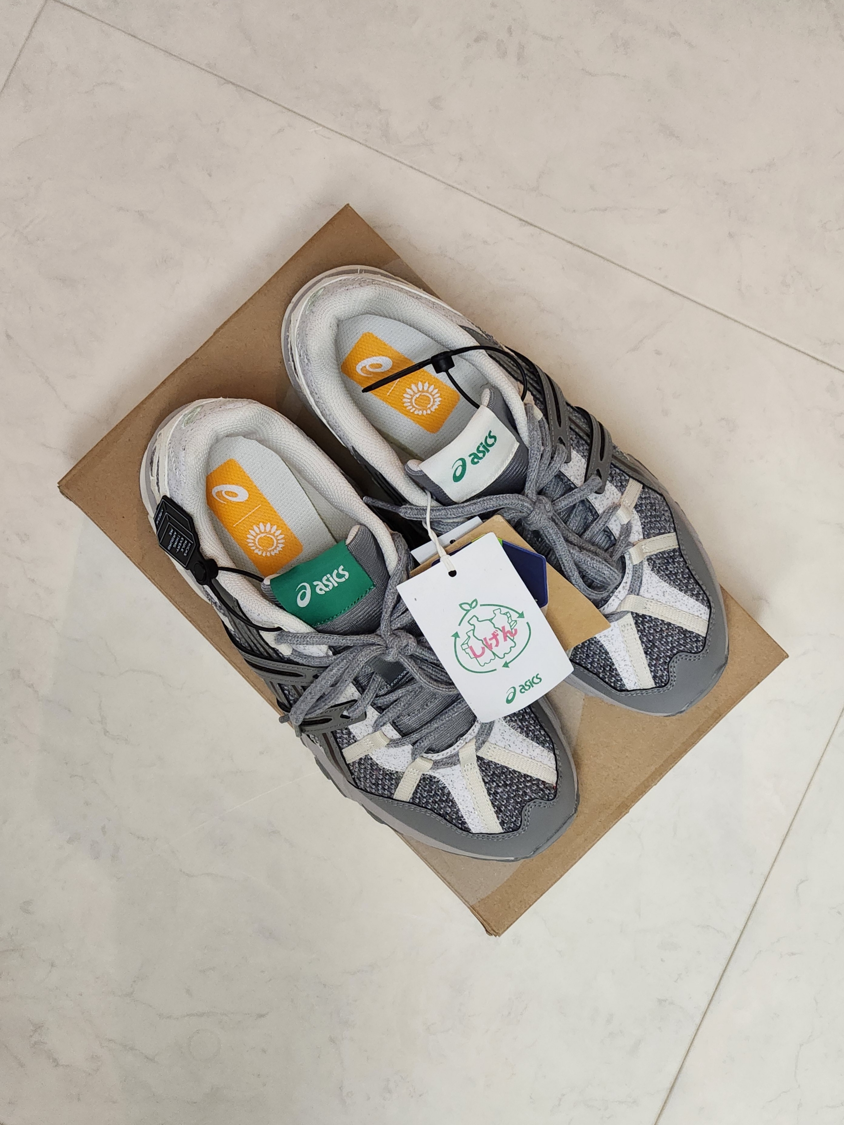 Asics Gel-Sonoma 15-50 Oyster Grey Cream 착용 스타일 - 4