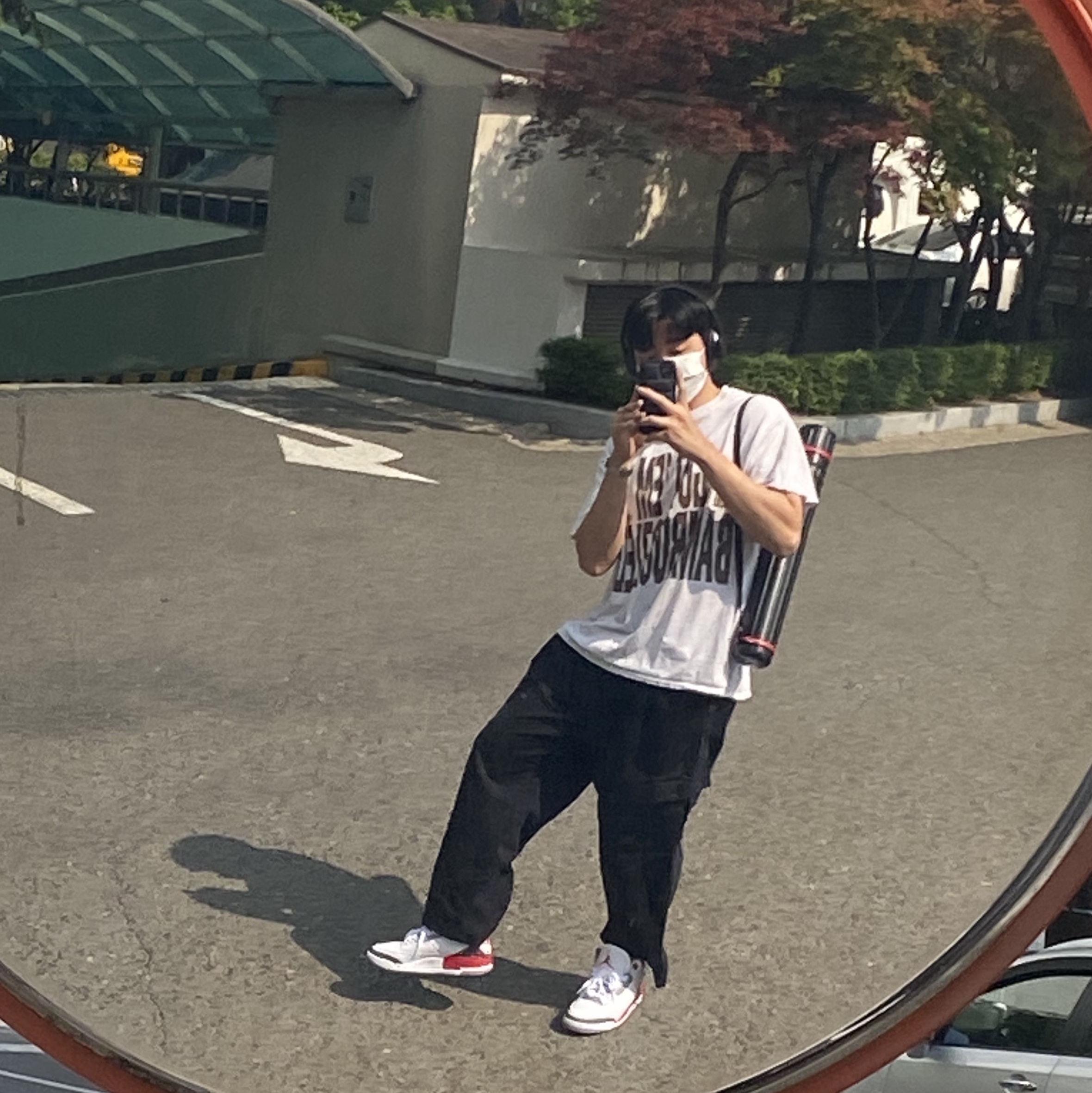 Jordan 3 Retro Fire Red 2022 착용 스타일 - 1