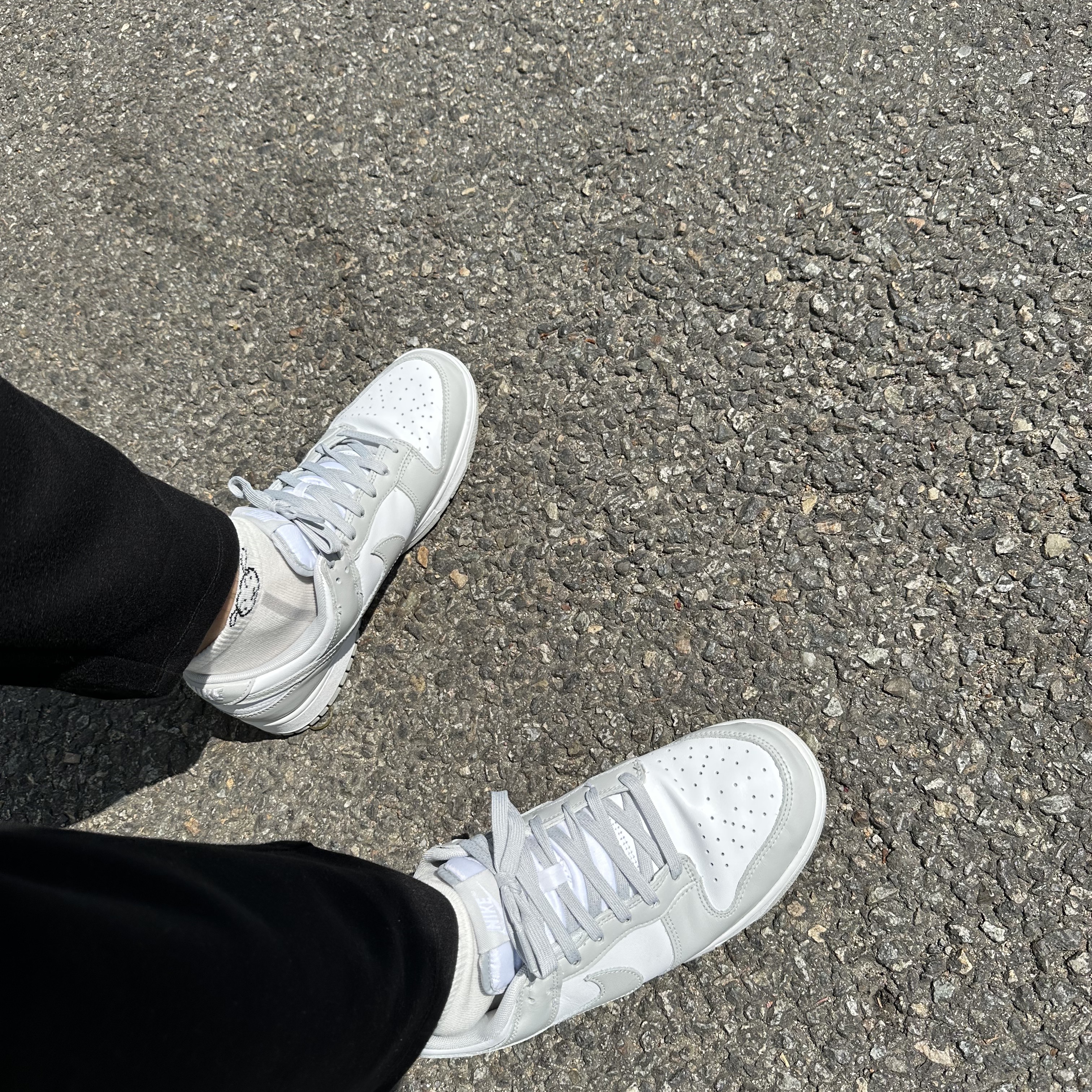Nike Dunk Low Retro Grey Fog 착용 스타일