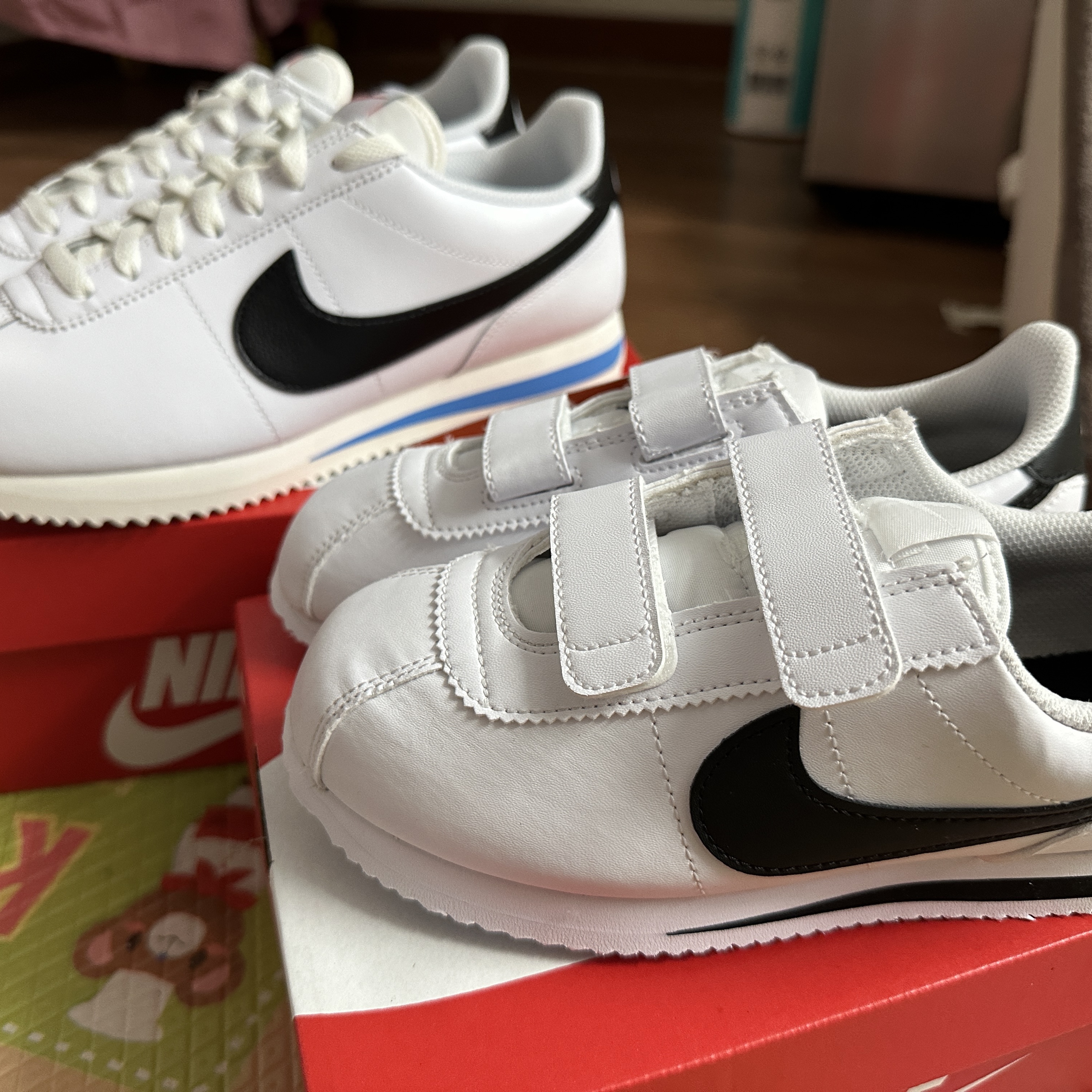 (PS) Nike Cortez Basic SL White Black 착용 스타일