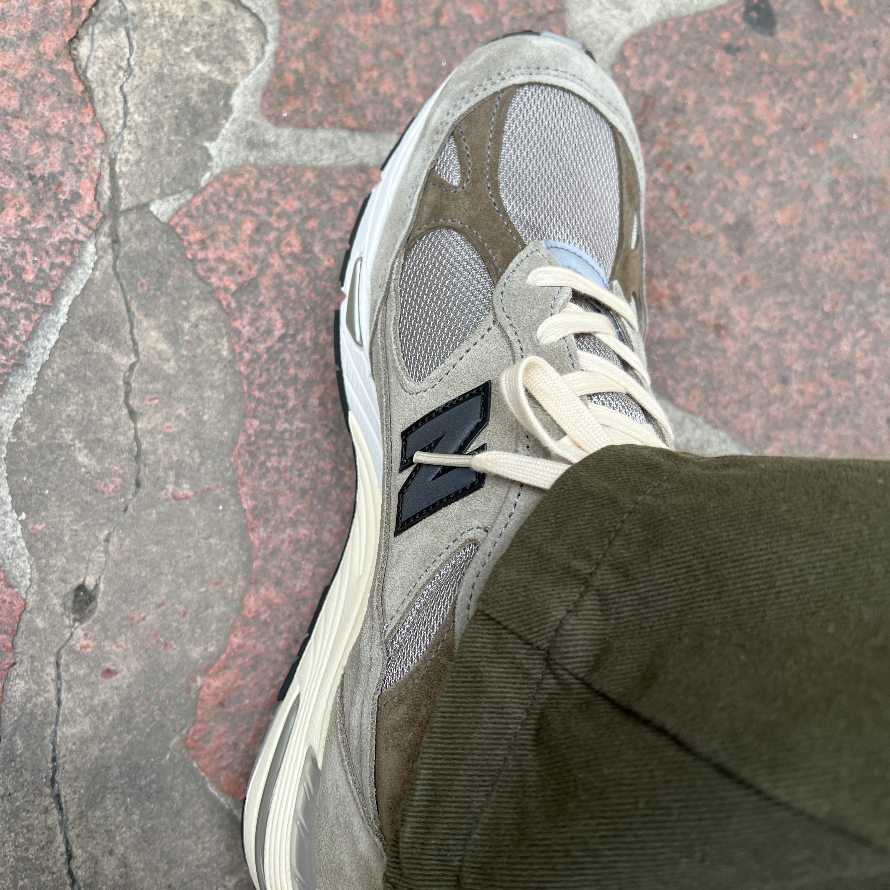New Balance x JJJJound 991 Made in UK Grey ์ฐฉ์ฉ ์คํ์ผ - 3