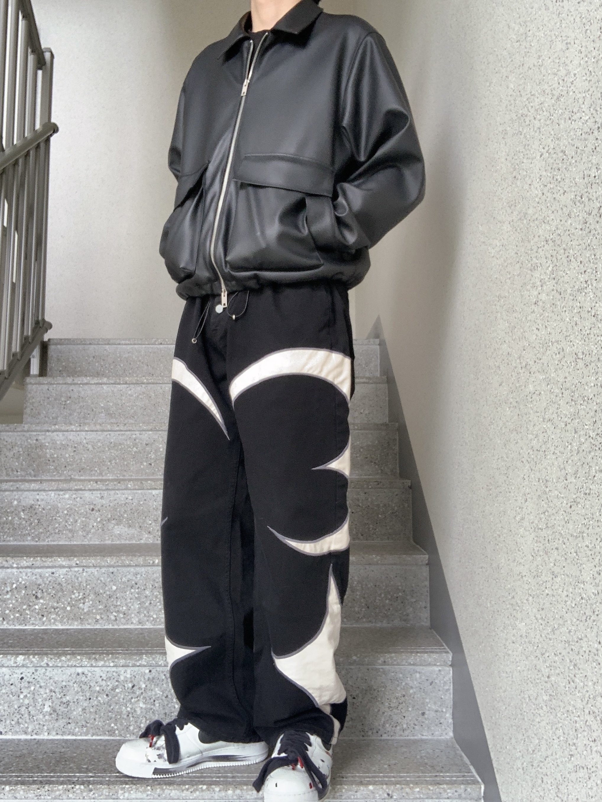 Nike x Peaceminusone Air Force 1 Low Para-Noise 2.0 착용 스타일