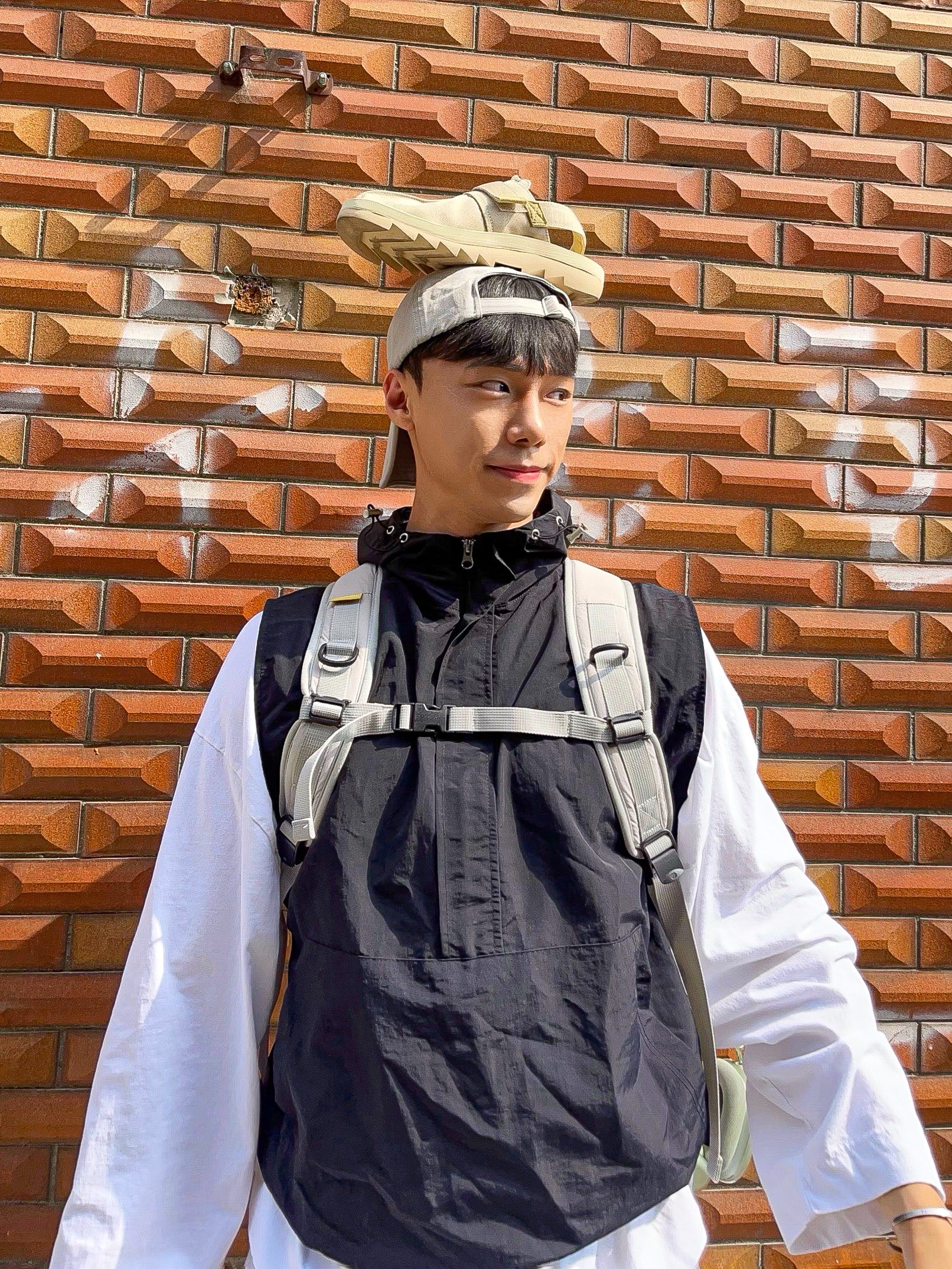 Reebok Beatnik Utility Beige 착용 스타일 - 1