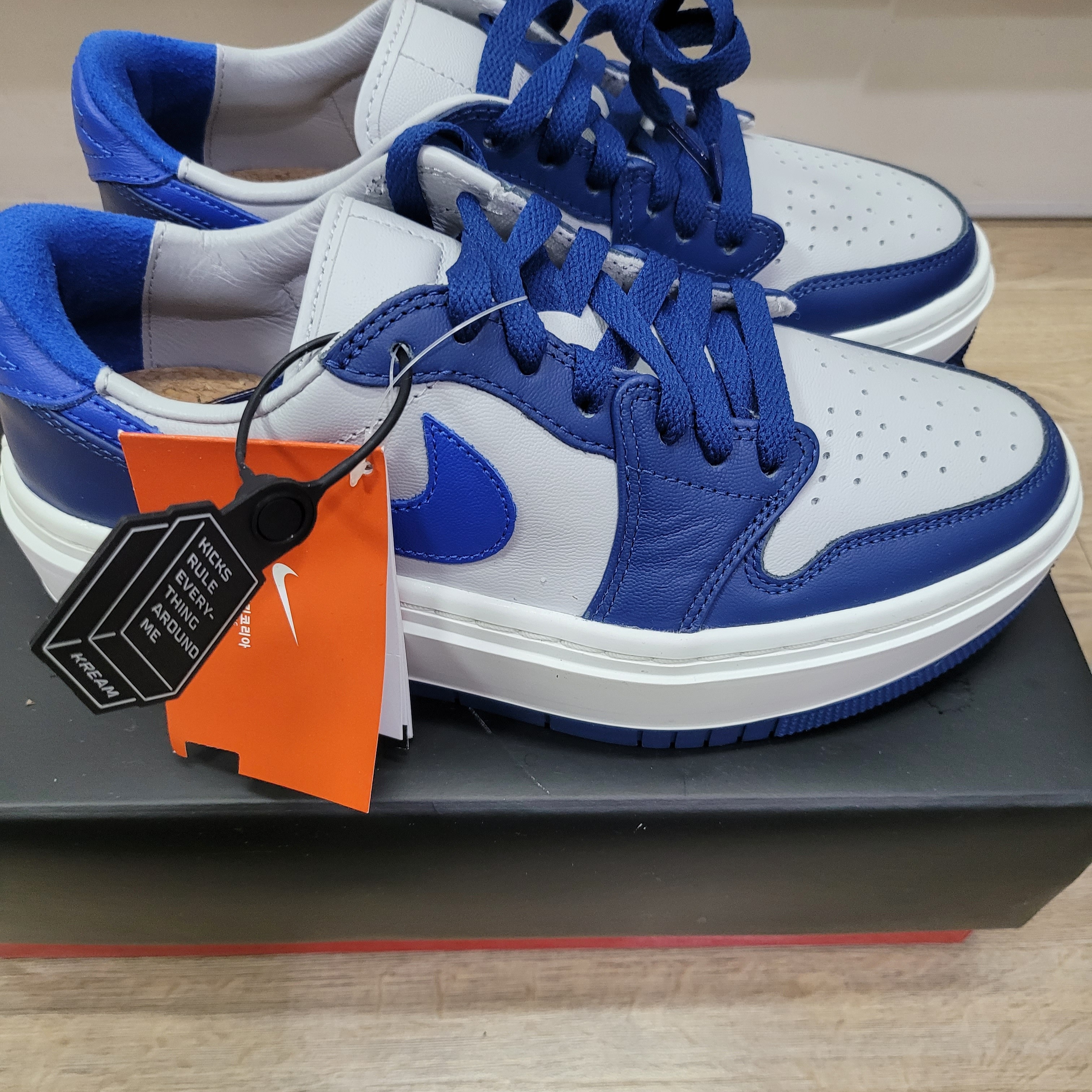 (W) Jordan 1 Elevate Low French Blue, (W) Jordan 1 Elevate Low SE Bred 착용 스타일 - 1