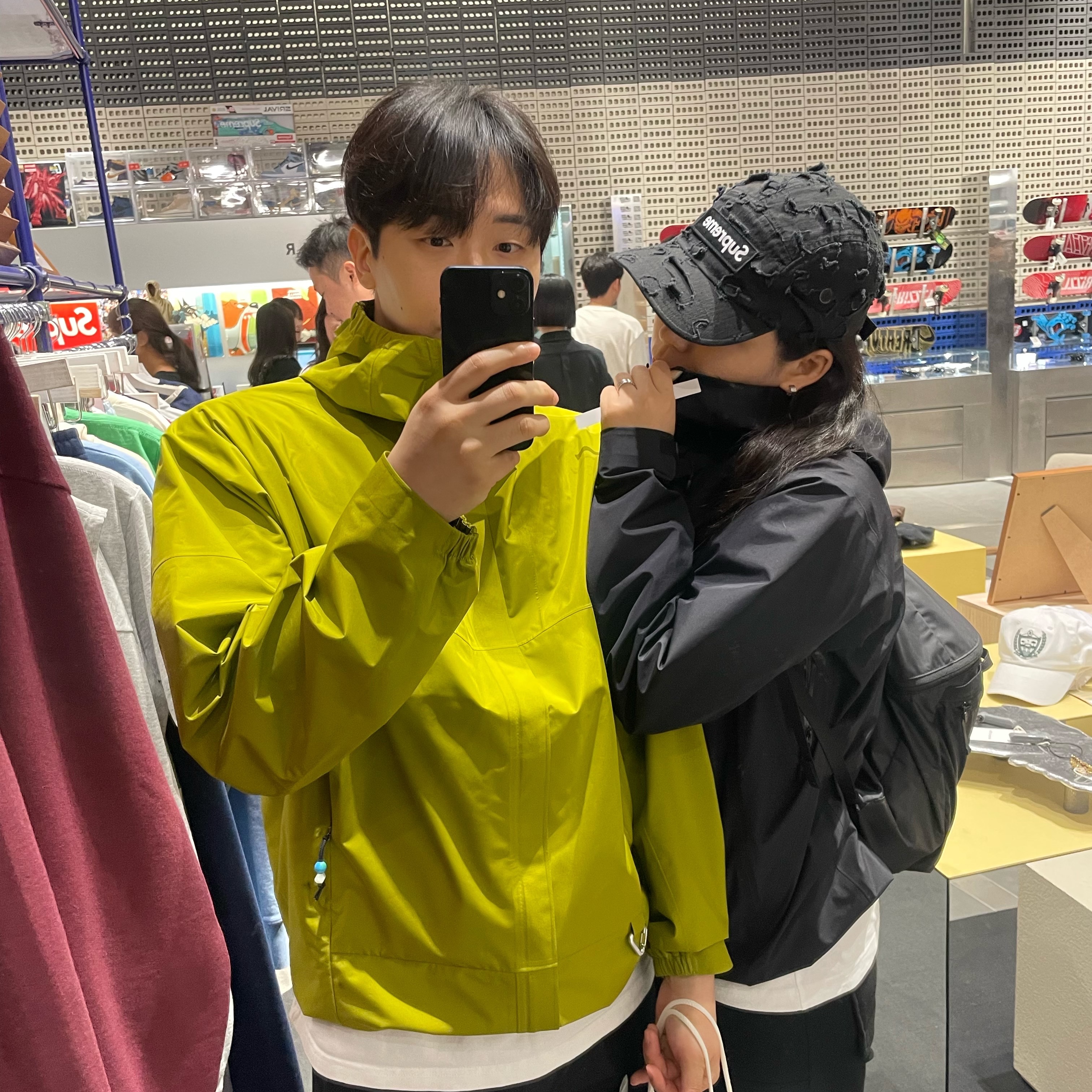 Nike ACG Storm-Fit ADV Cascade Rains Full Zip Jacket Moss - Asia 착용 스타일