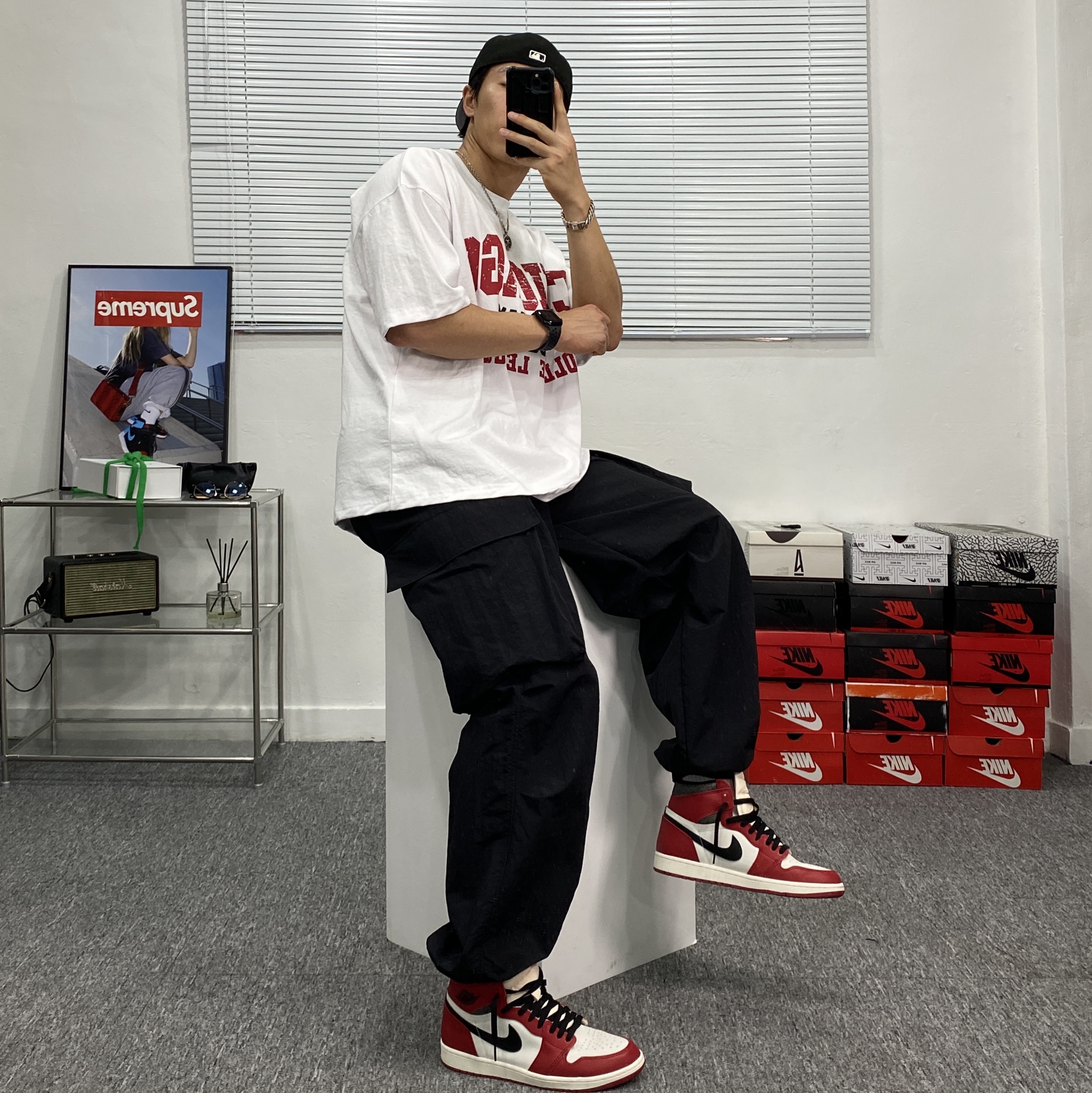 Jordan 1 Retro High OG Chicago 2022 착용 스타일 - 2