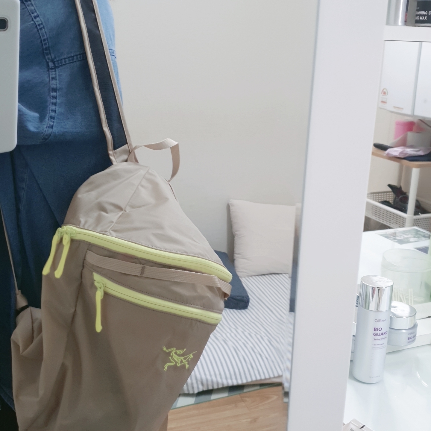 Arc'teryx Heliad 15 Backpack Wicker Sprint 착용 스타일