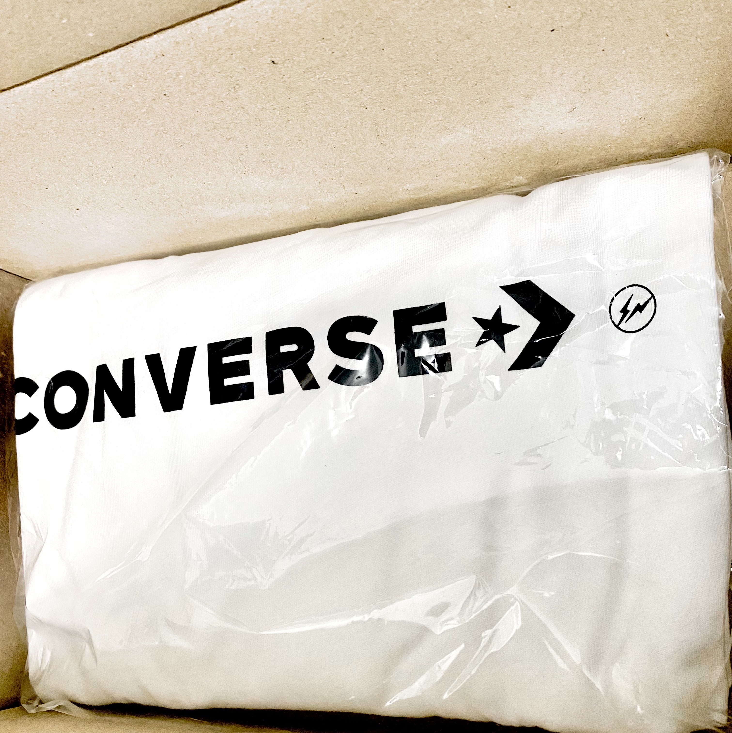 Converse x Fragment T-Shirt White 착용 스타일