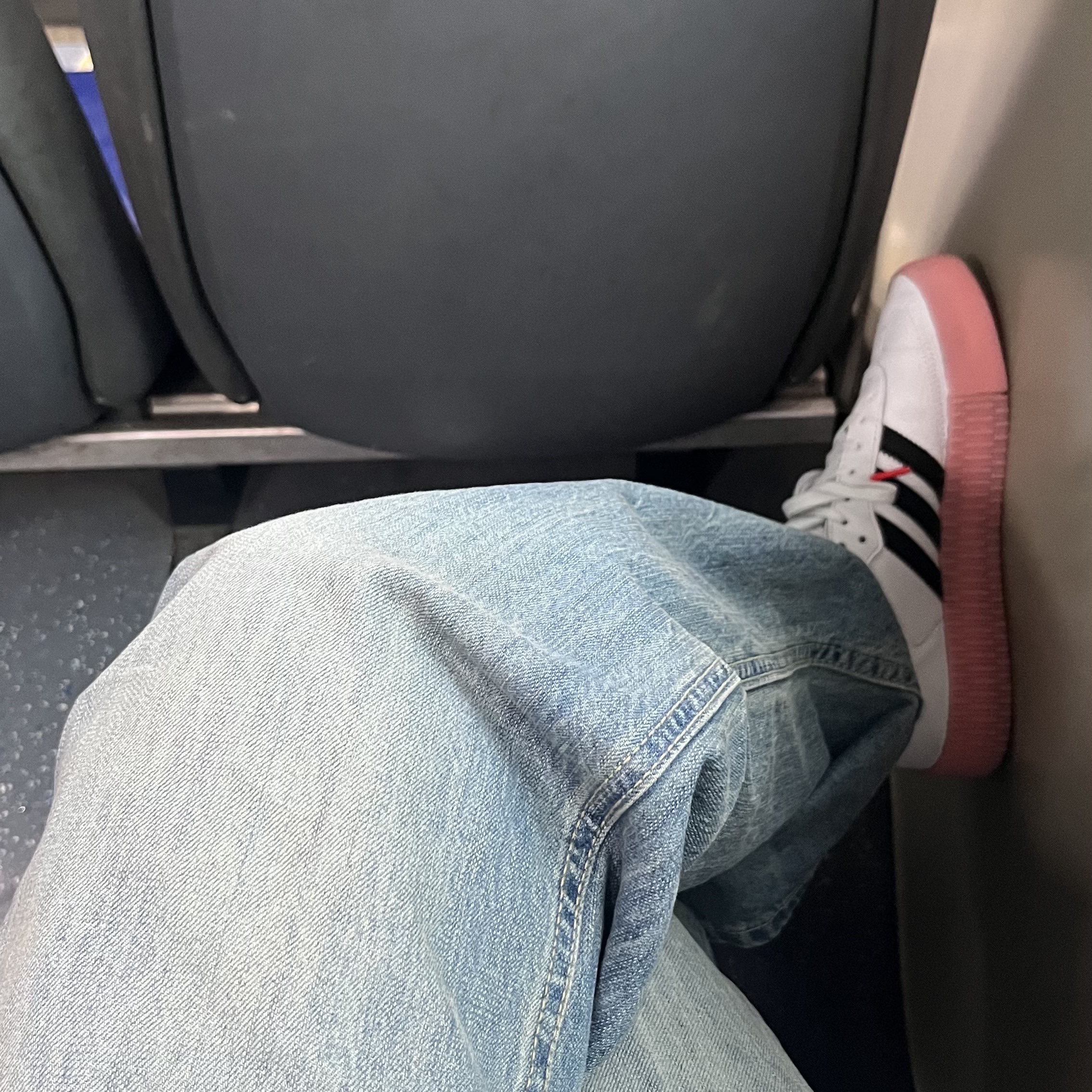 (W) Adidas Sambarose White Pink 착용 스타일 - 1