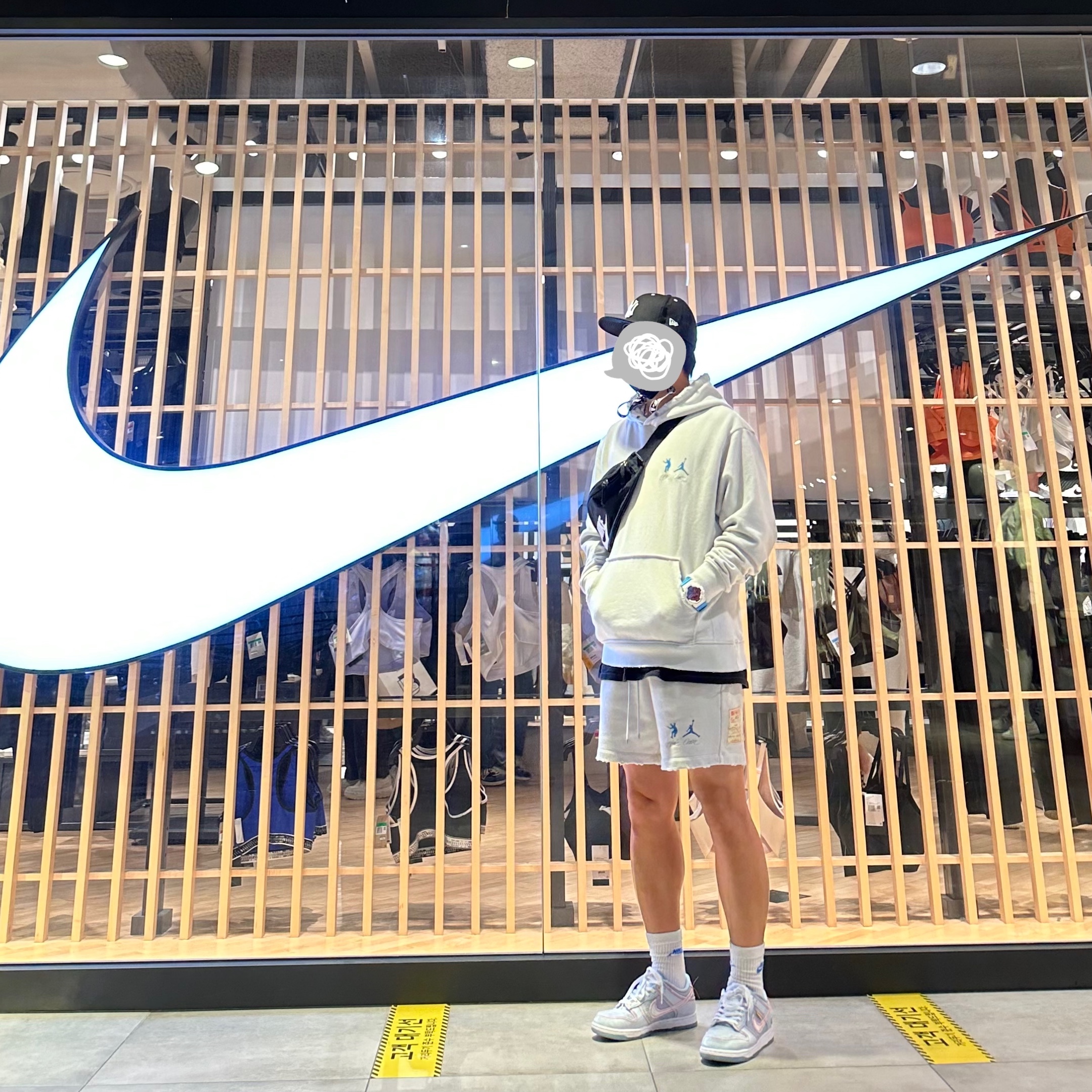 Nike x Union Dunk Low Passport Pack Argon, Jordan x Union Fleece Hoodie Photon Dust - Asia 착용 스타일 - 1