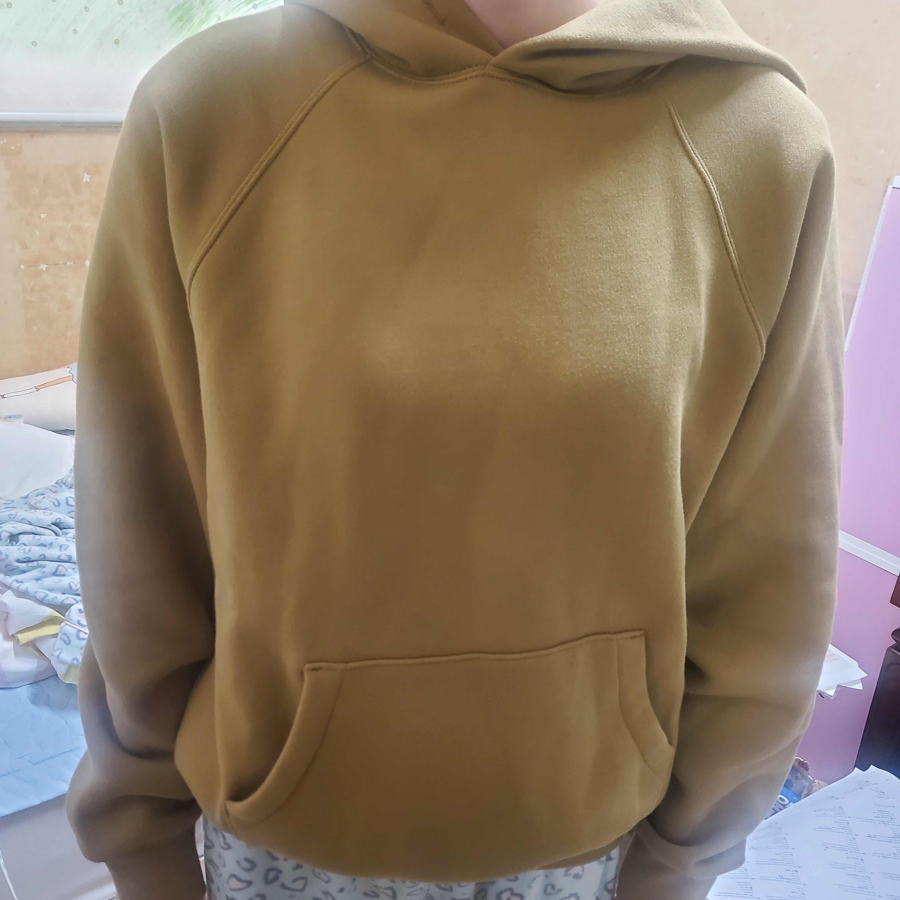 Essentials Pull-Over Hoodie Amber - 21FW 착용 스타일 - 1