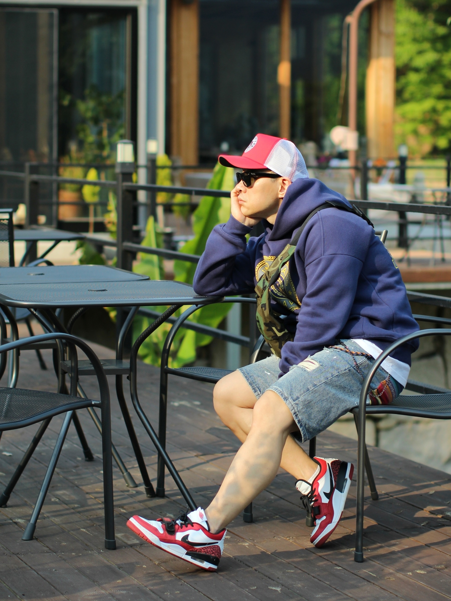 Stussy Basic Stussy T-Shirt White 2023, Jordan Legacy 312 Low Chicago 2022 착용 스타일 - 1