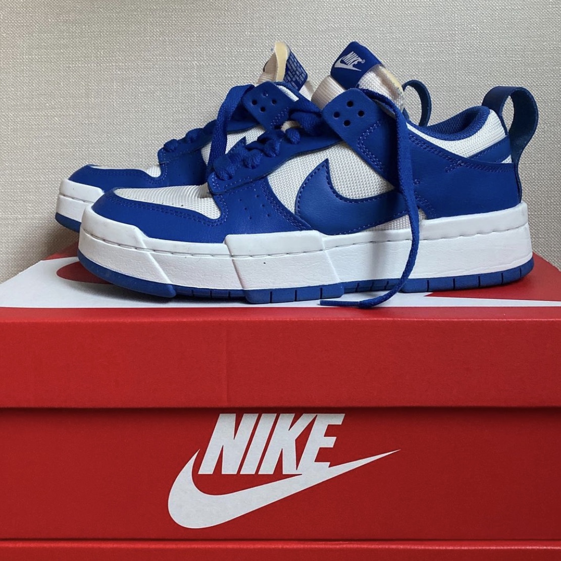 (W) Nike Dunk Low Disrupt Game Royal 착용 스타일