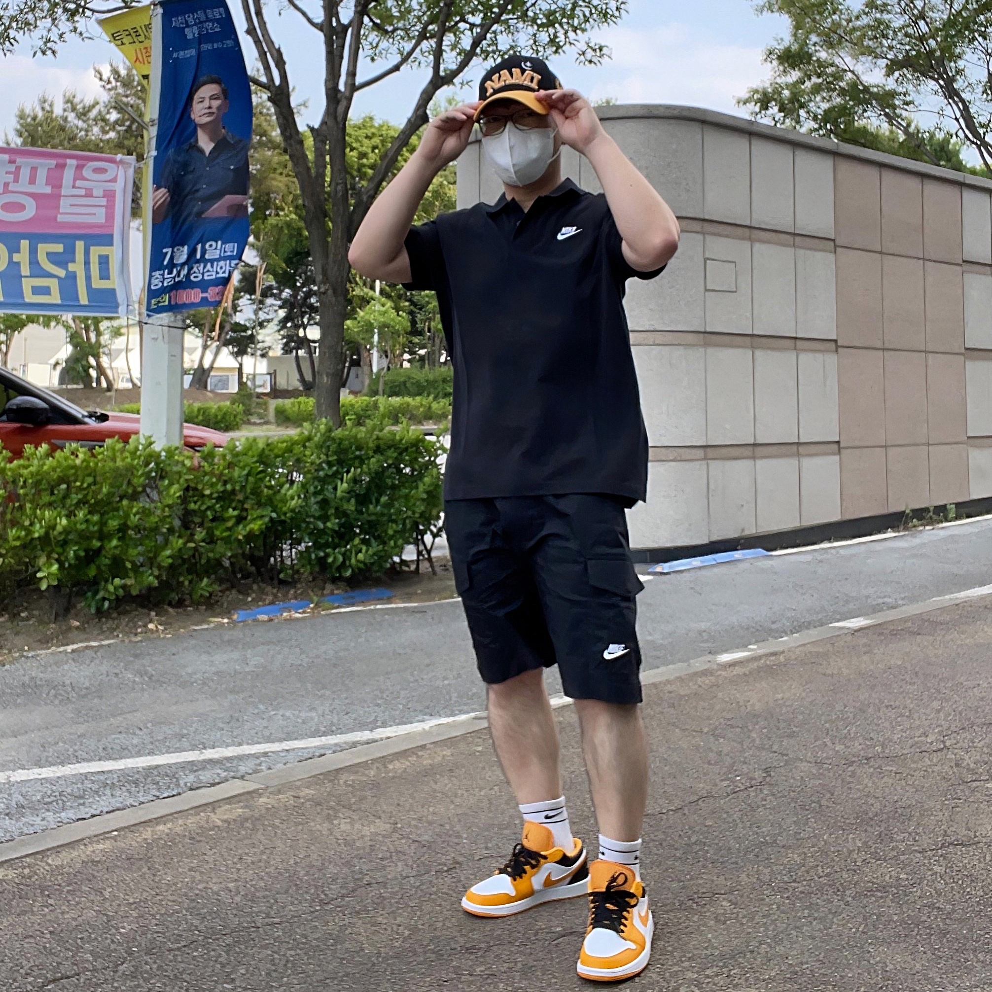Jordan 1 Low Taxi 착용 스타일