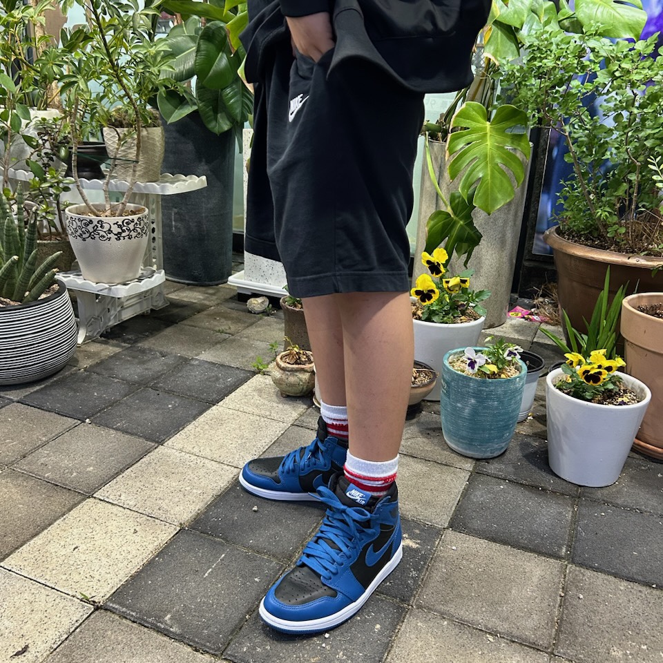 Jordan 1 Retro High OG Dark Marina Blue 착용 스타일