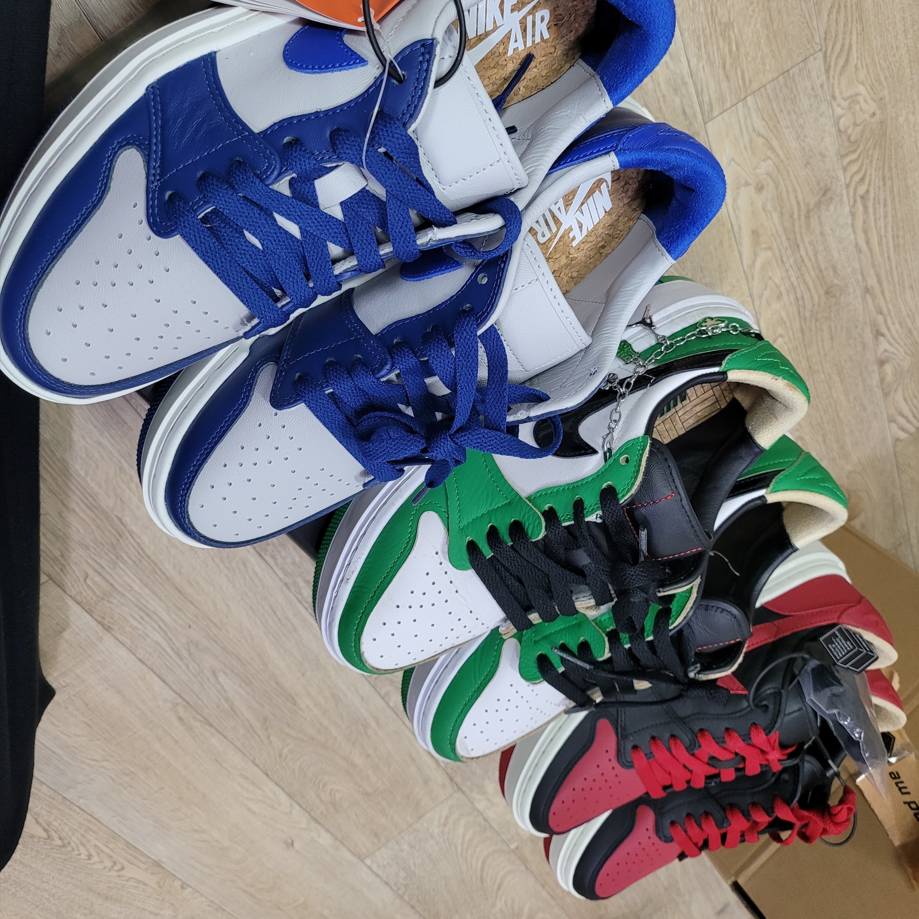 (W) Jordan 1 Elevate Low French Blue, (W) Jordan 1 Elevate Low SE Bred 착용 스타일 - 5