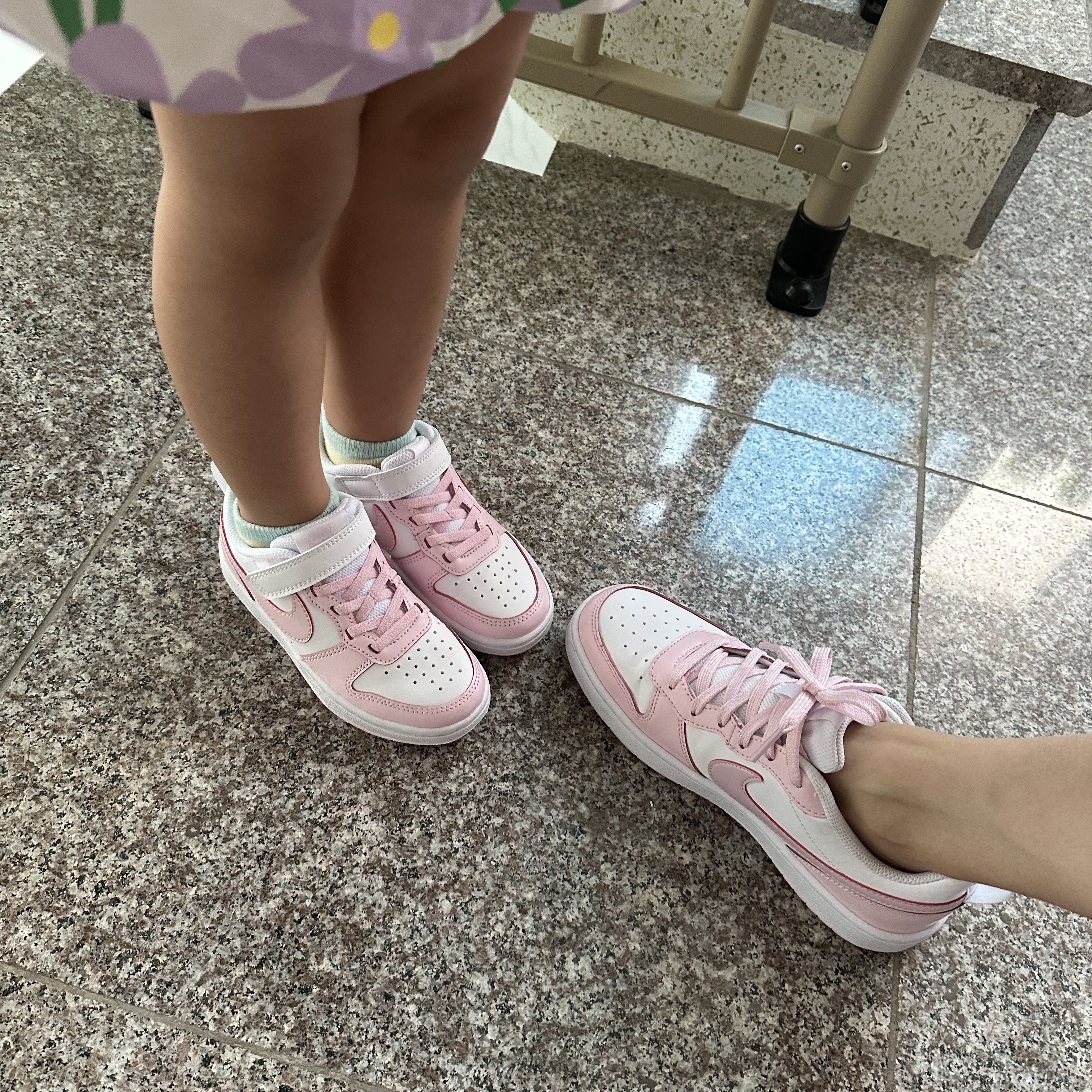 (PS) Nike Court Borough 2 SE White Pink Foam 착용 스타일 - 4