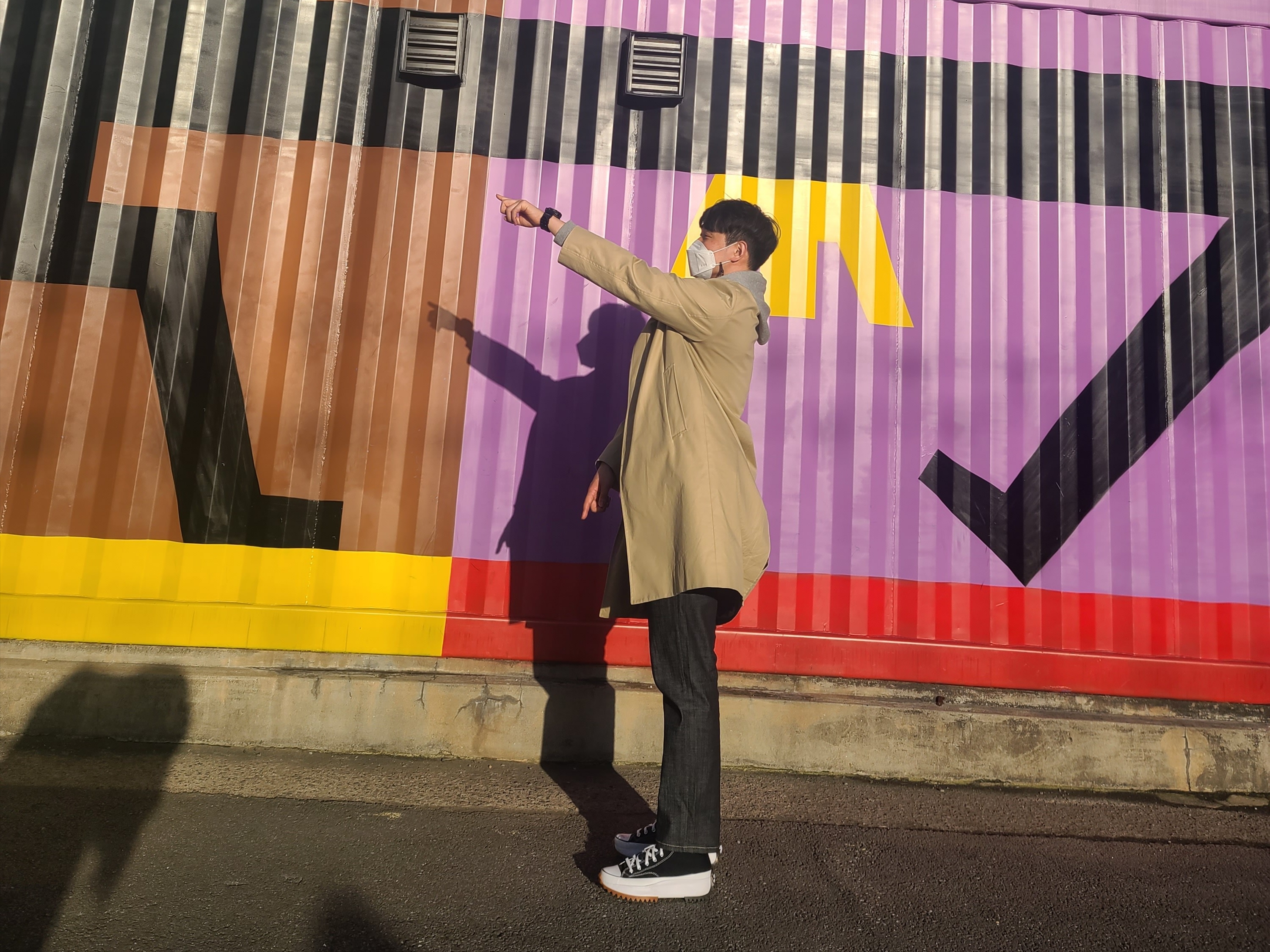 Converse Run Star Hike Hi Black White Gum 착용 스타일