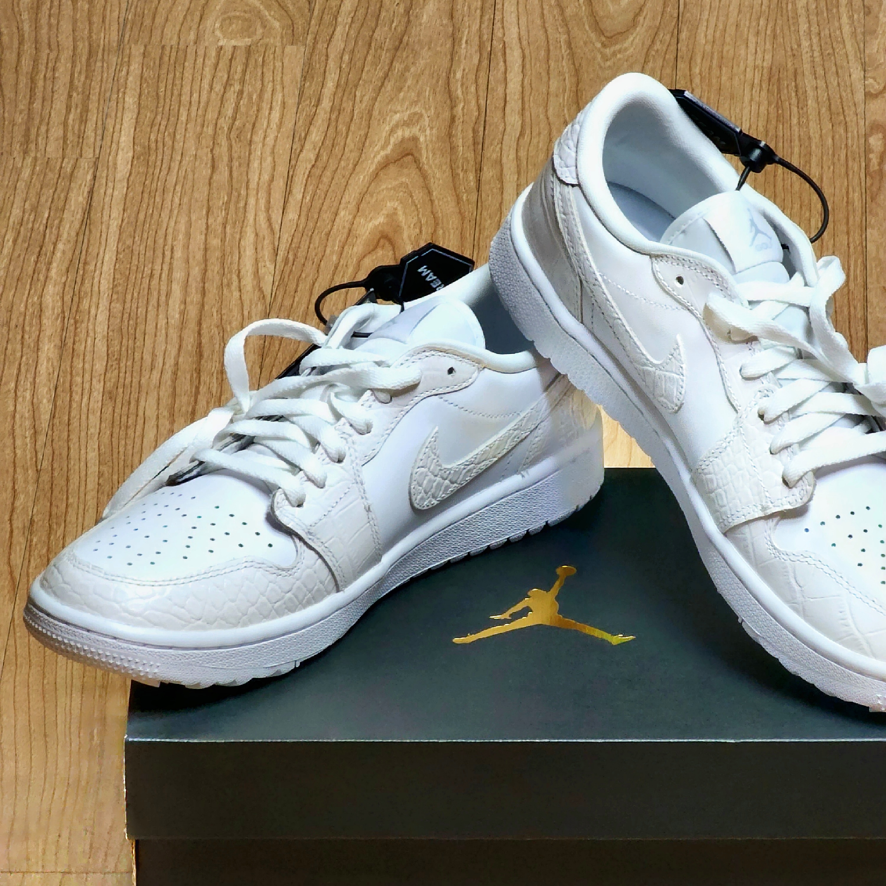 Jordan 1 Low Golf Pure Platinum 착용 스타일