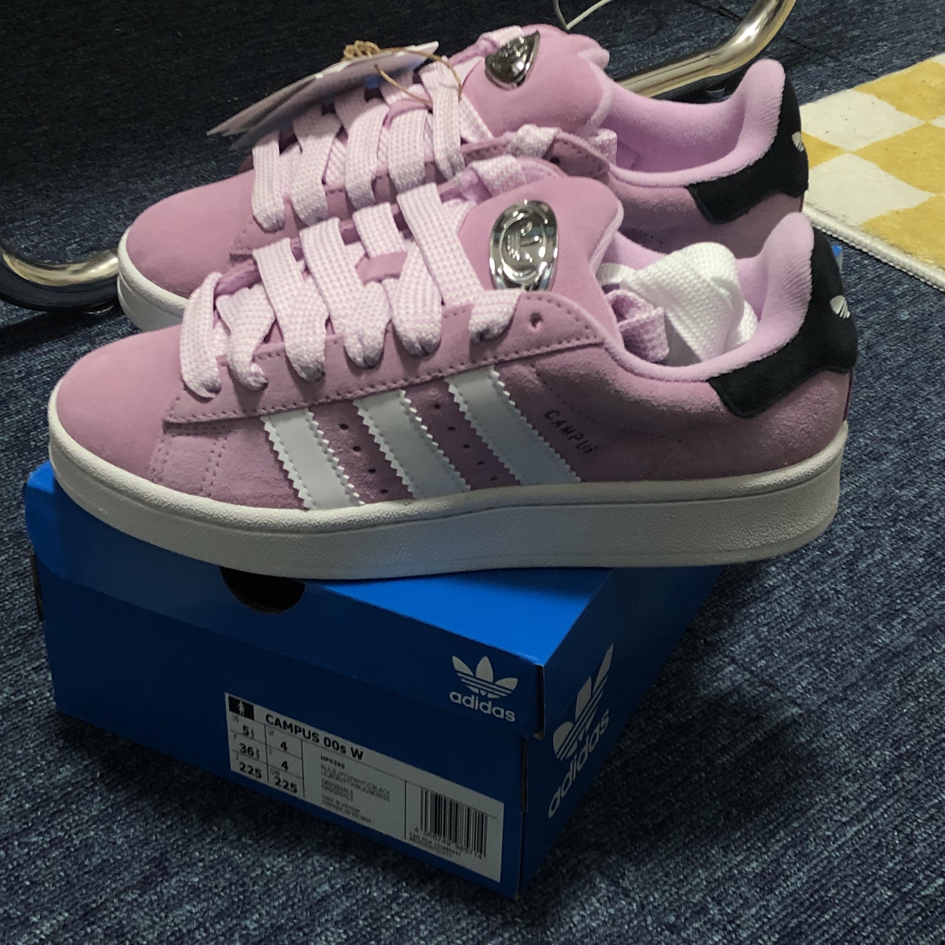 (W) Adidas Campus 00s Bliss Lilac 착용 스타일
