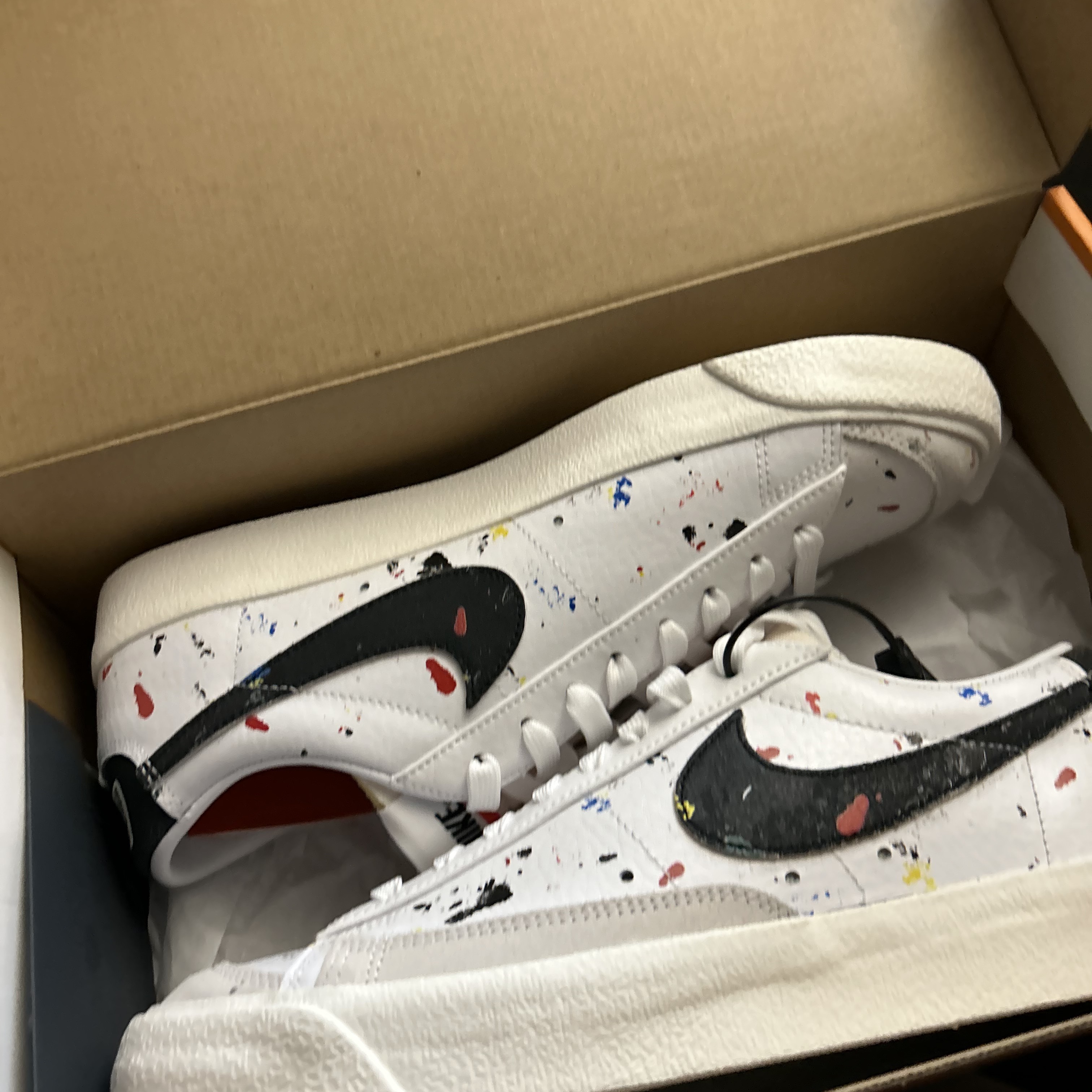 Nike Blazer Low '77 Paint Splatter 착용 스타일