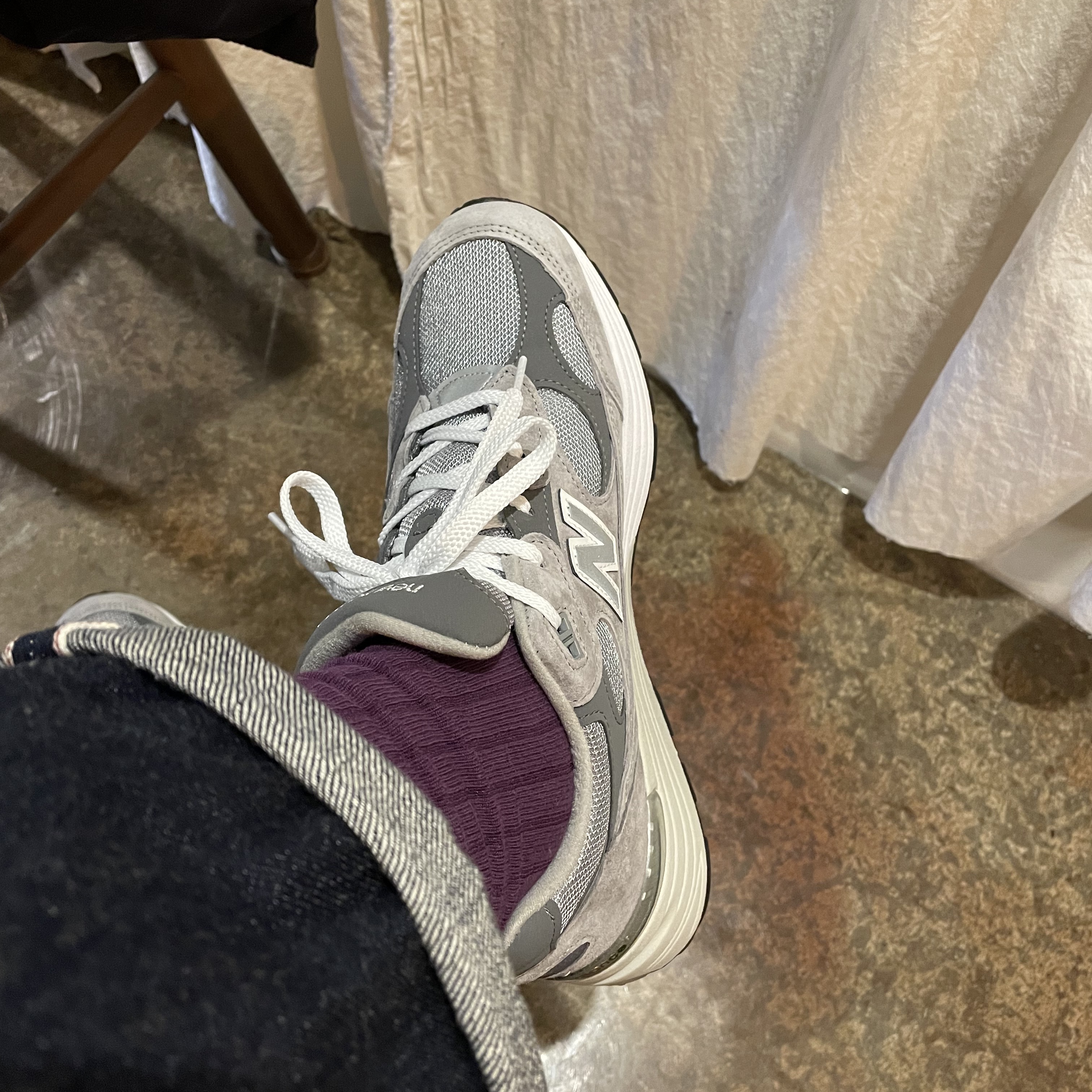 New Balance 992 Made in USA Grey - D Standard 착용 스타일