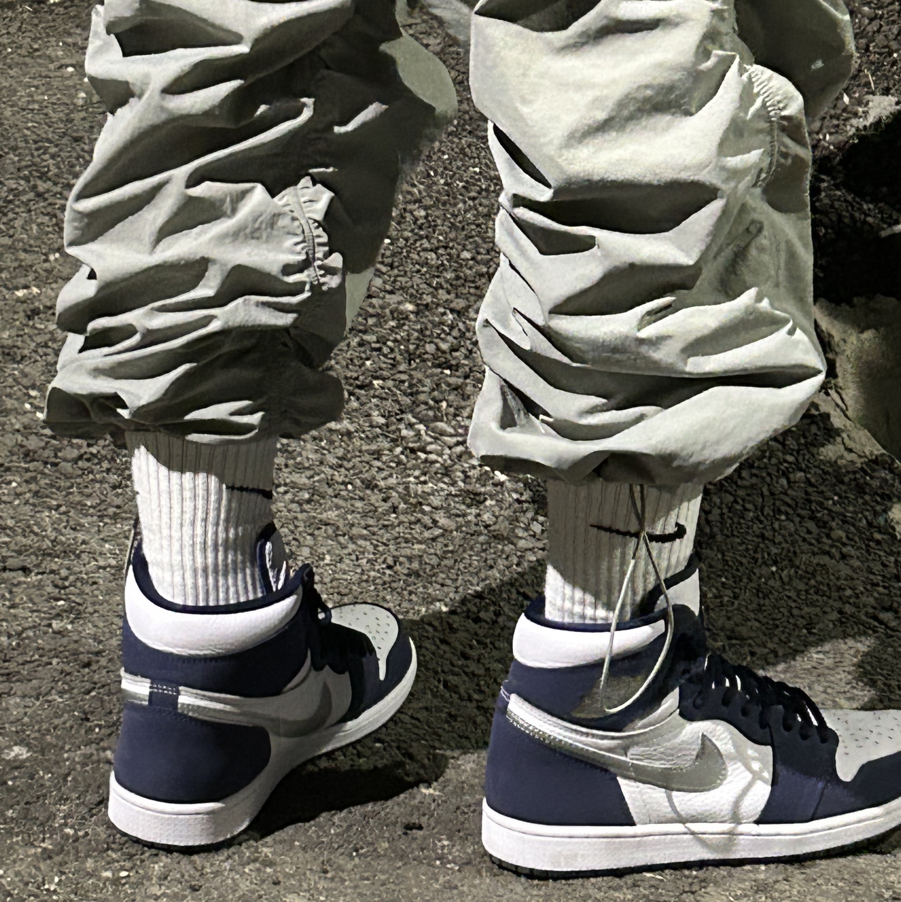 Jordan 1 Retro High OG CO.JP Midnight Navy 착용 스타일