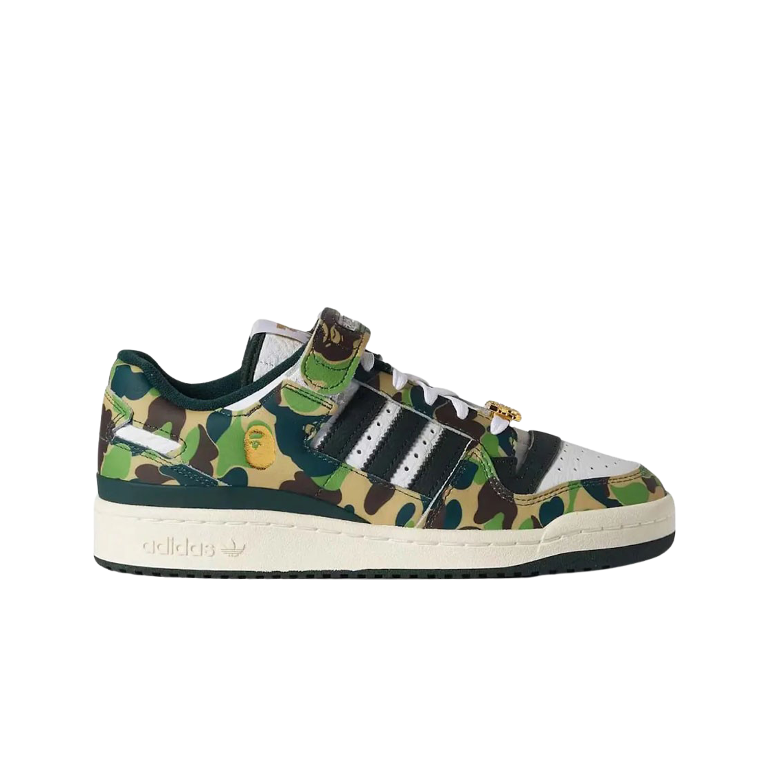 아디다스 x 베이프 포럼 84 로우 그린 카모(Adidas x BAPE Forum 84 Low Green Camo)