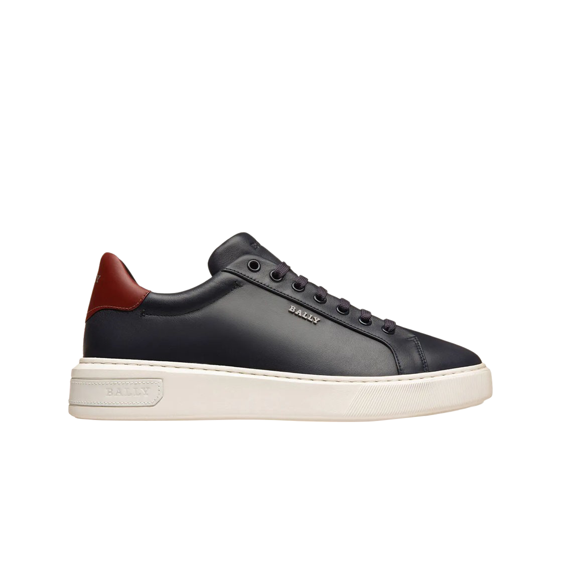 발리 마이키 레더 스니커즈 네이비(Bally Miky Leather Sneakers Navy) - 1