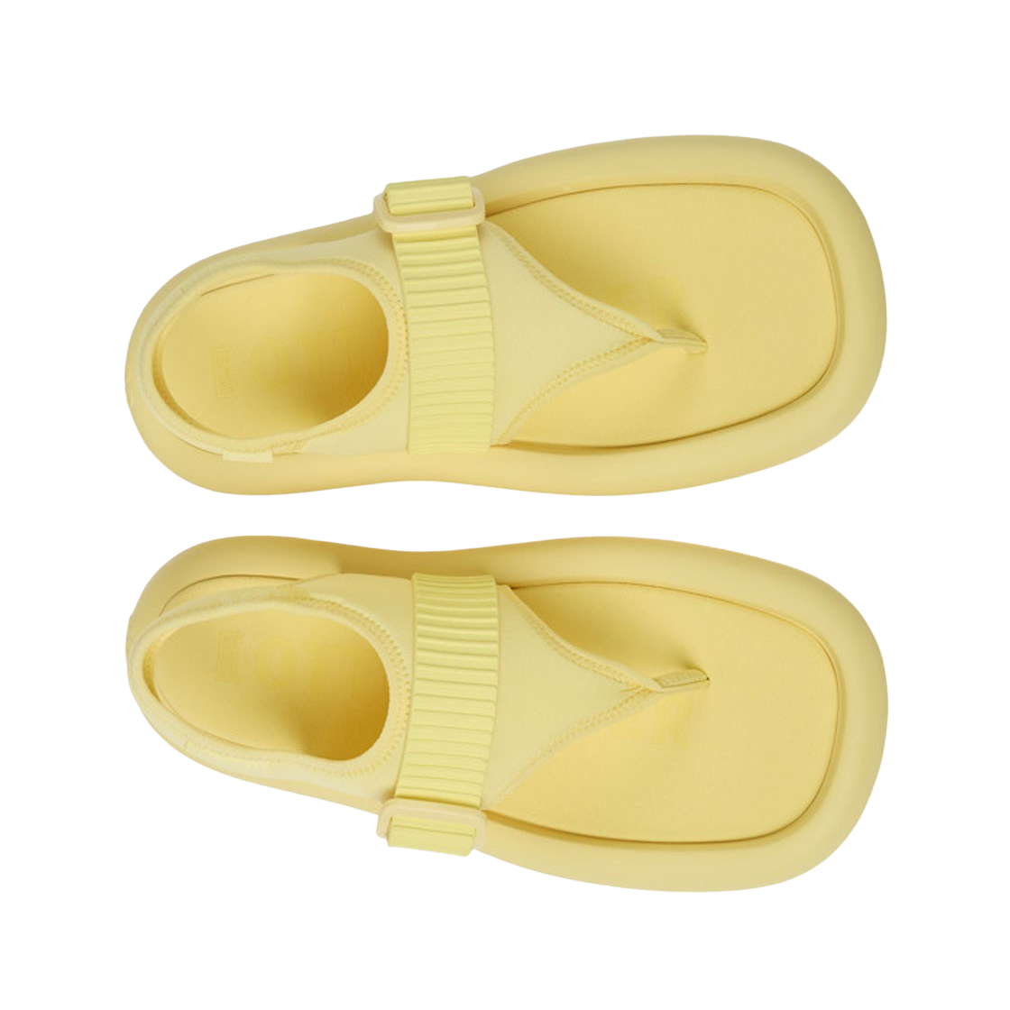 (W) 캠퍼 x 오토링거 토날 스트레치 샌들 옐로우((W) Camper x Ottolinger Tonal Stretch Sandal Yellow) - 2