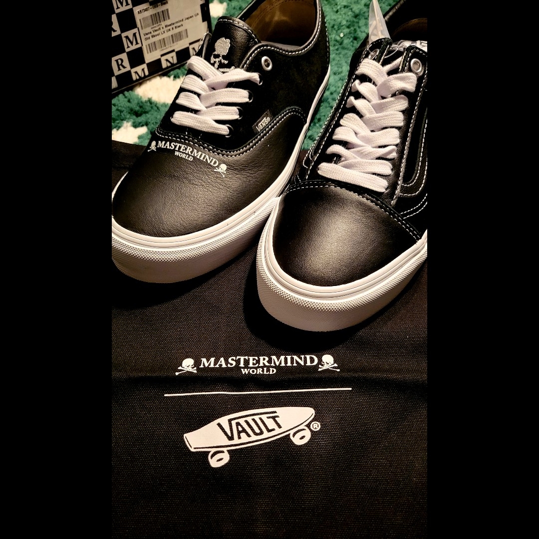 Vans Vault x Mastermind OG Old Skool LX Black 착용 스타일 - 5
