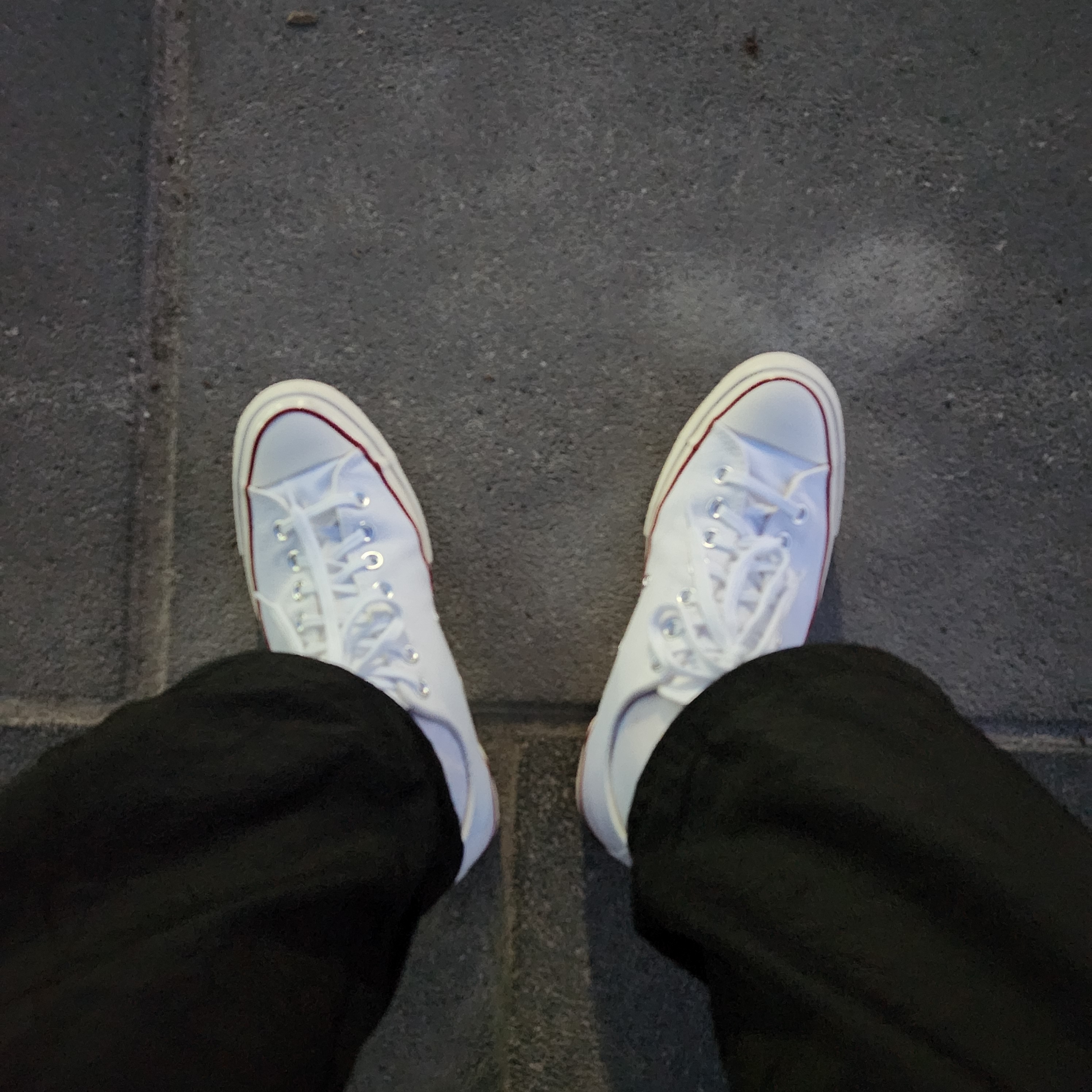 Converse Chuck 70 Ox White - Standard 착용 스타일