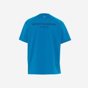 Wooyoungmi Cotton Back Logo T-Shirt Blue - 23SS