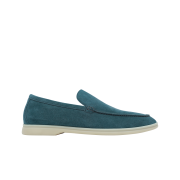Loro Piana Summer Walk Suede Calfskin Eucalyptus