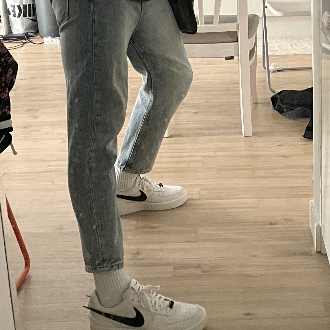 Nike x Ambush Air Force 1 Low SP Phantom 착용 스타일 - 3