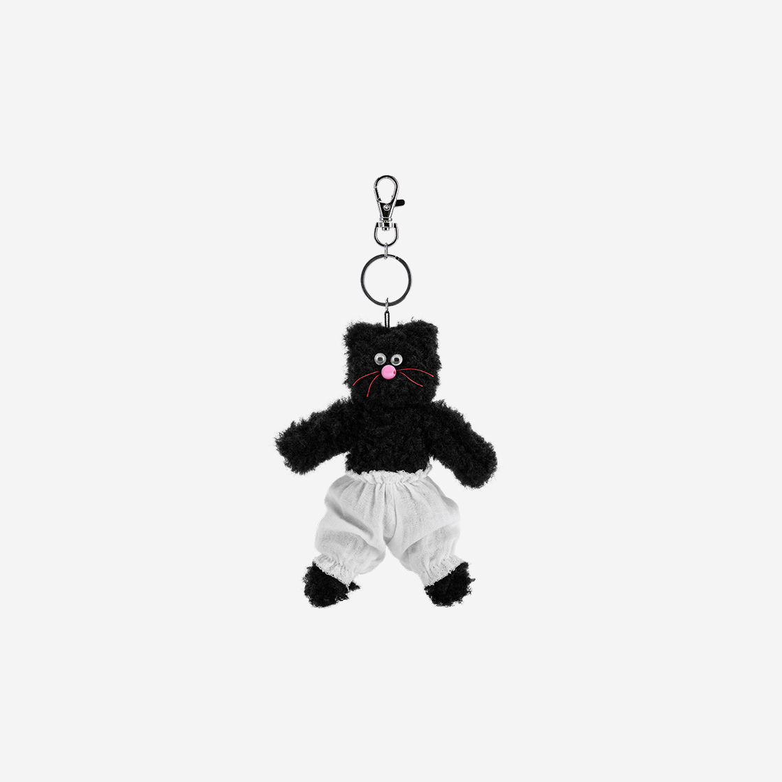 [KREAM 단독] 모남희 블핑이 키링 하얀 빤쭈 블랙([KREAM 단독] Monamhee Beulpingi Keyring with White Pants Black)