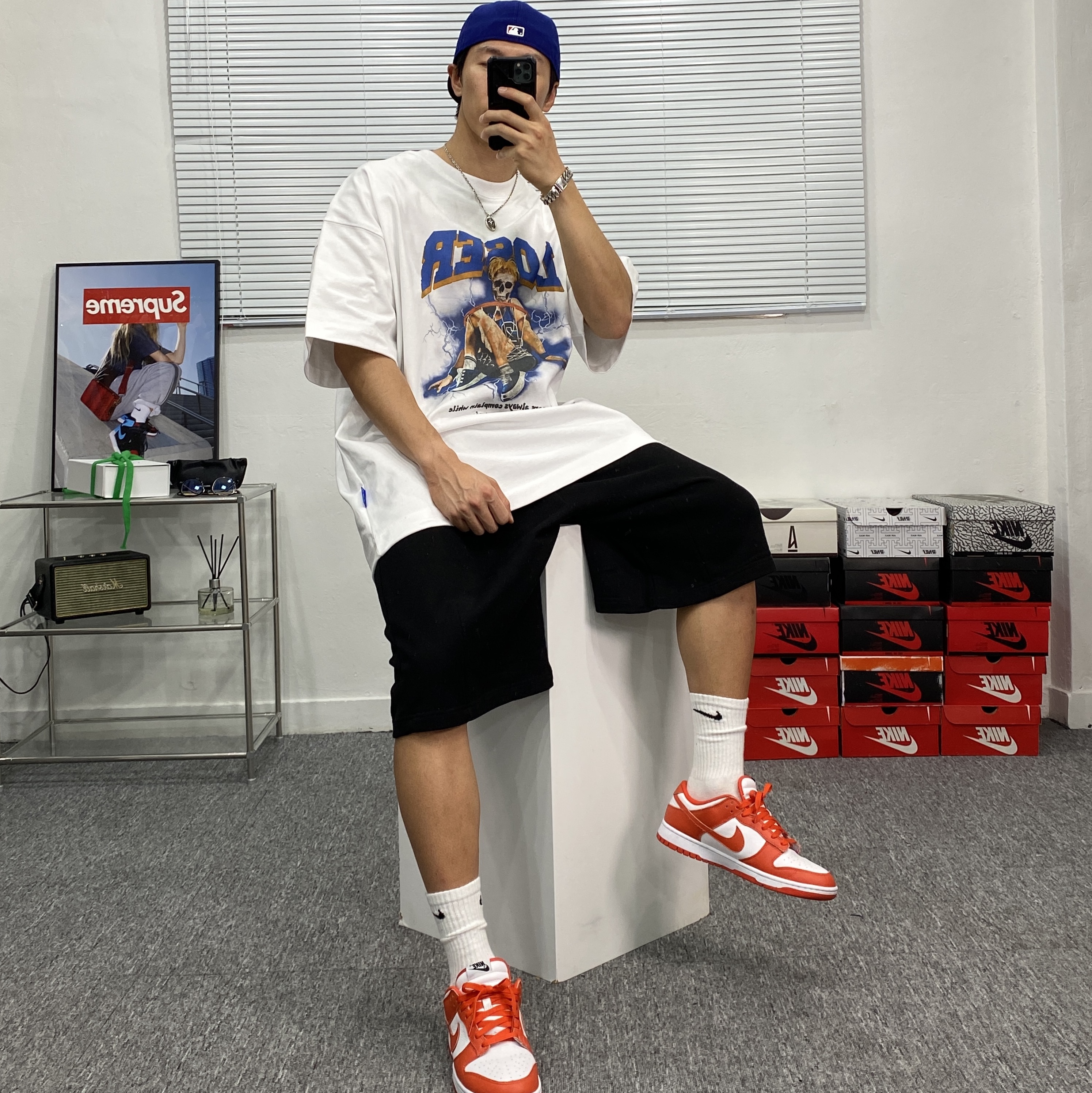Nike Dunk Low SP Syracuse 2022 착용 스타일 - 1
