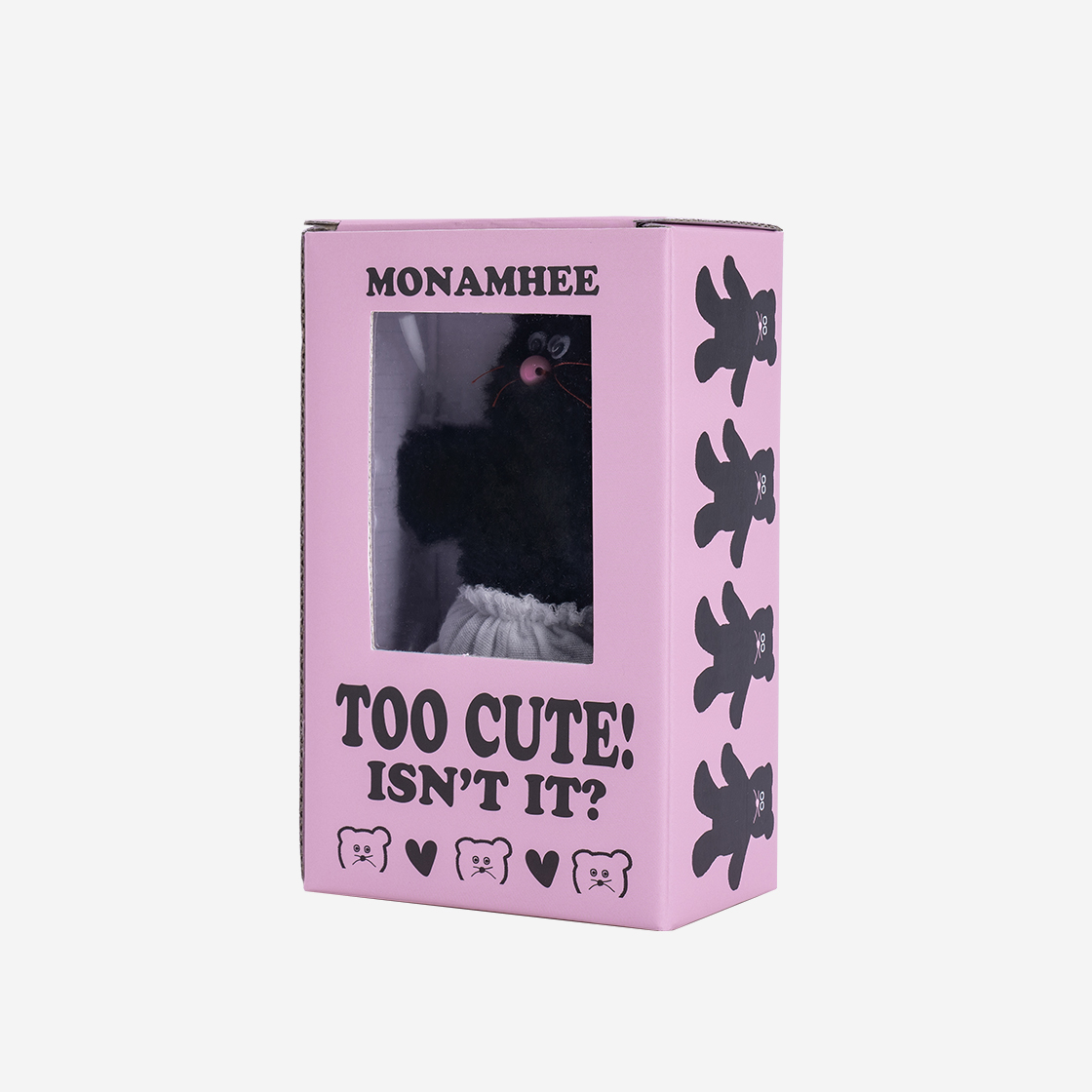 [KREAM 단독] 모남희 블핑이 키링 하얀 빤쭈 블랙([KREAM 단독] Monamhee Beulpingi Keyring with White Pants Black) - 3