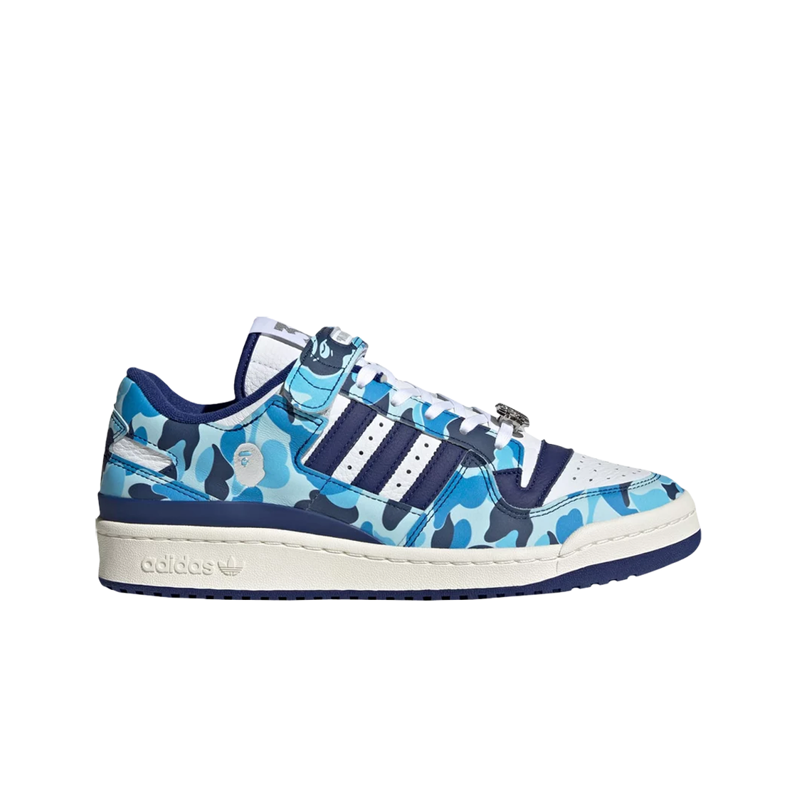 아디다스 x 베이프 포럼 84 로우 블루 카모(Adidas x BAPE Forum 84 Low Blue Camo)