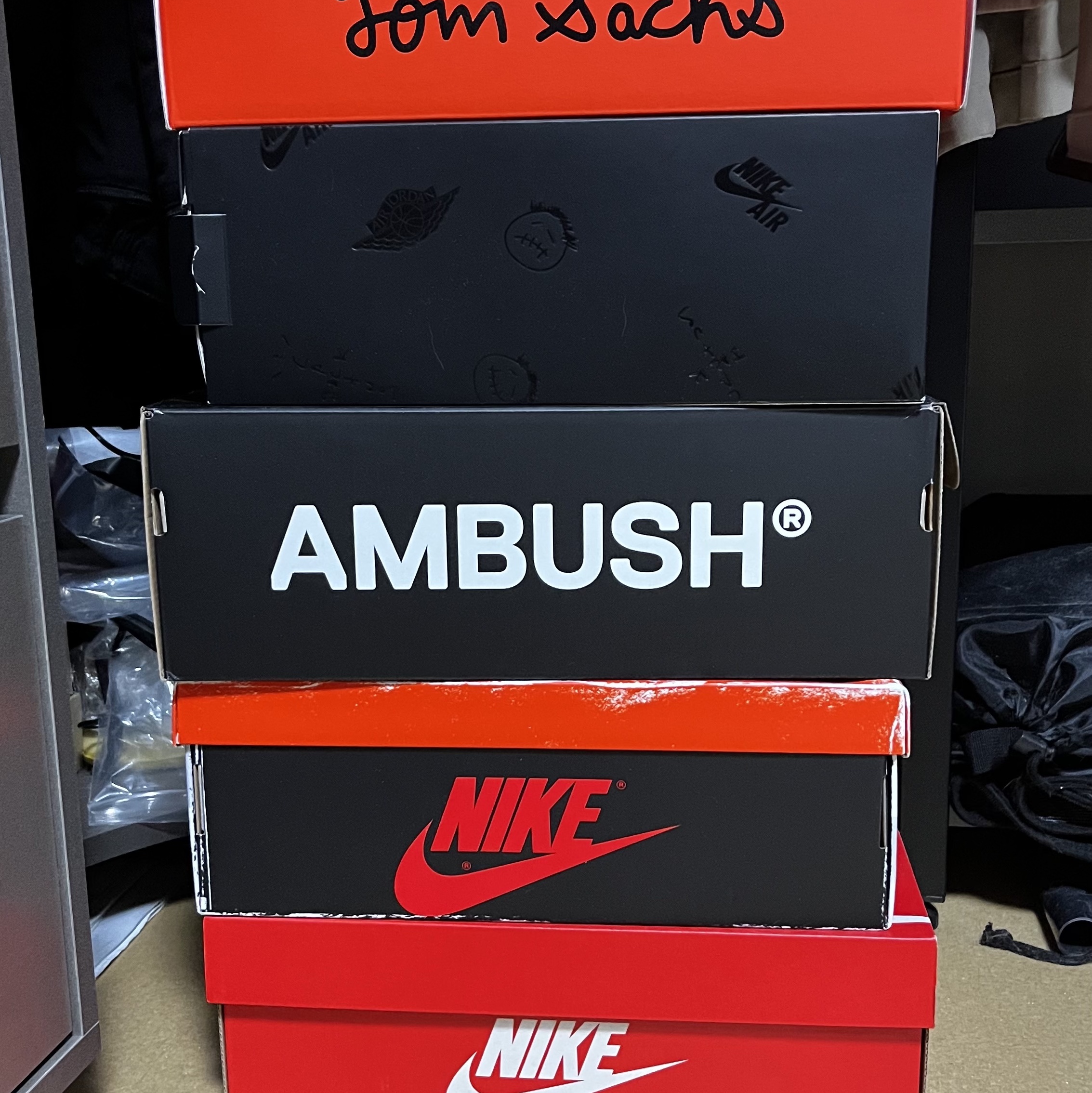 Nike x Ambush Air Force 1 Low SP Black, Nike x Tom Sachs General Purpose Shoe Archive 착용 스타일