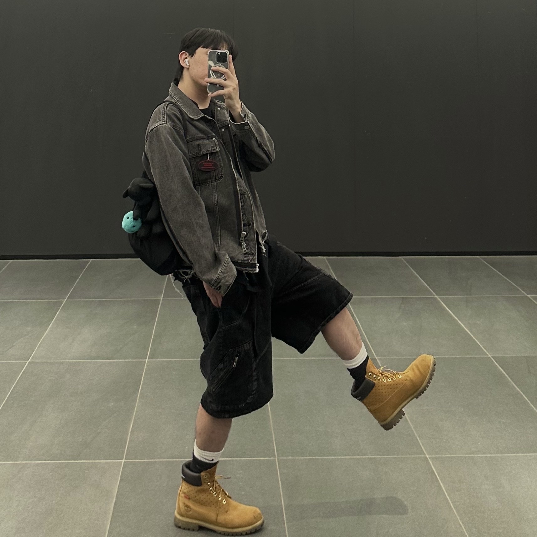 Timberland x Comme des Garcons Shirt x Supreme 6 Inch Boot Wheat - Medium, Nike Everyday Plus Cushioned Training Crew Socks Black White (Korean Ver.) 착용 스타일