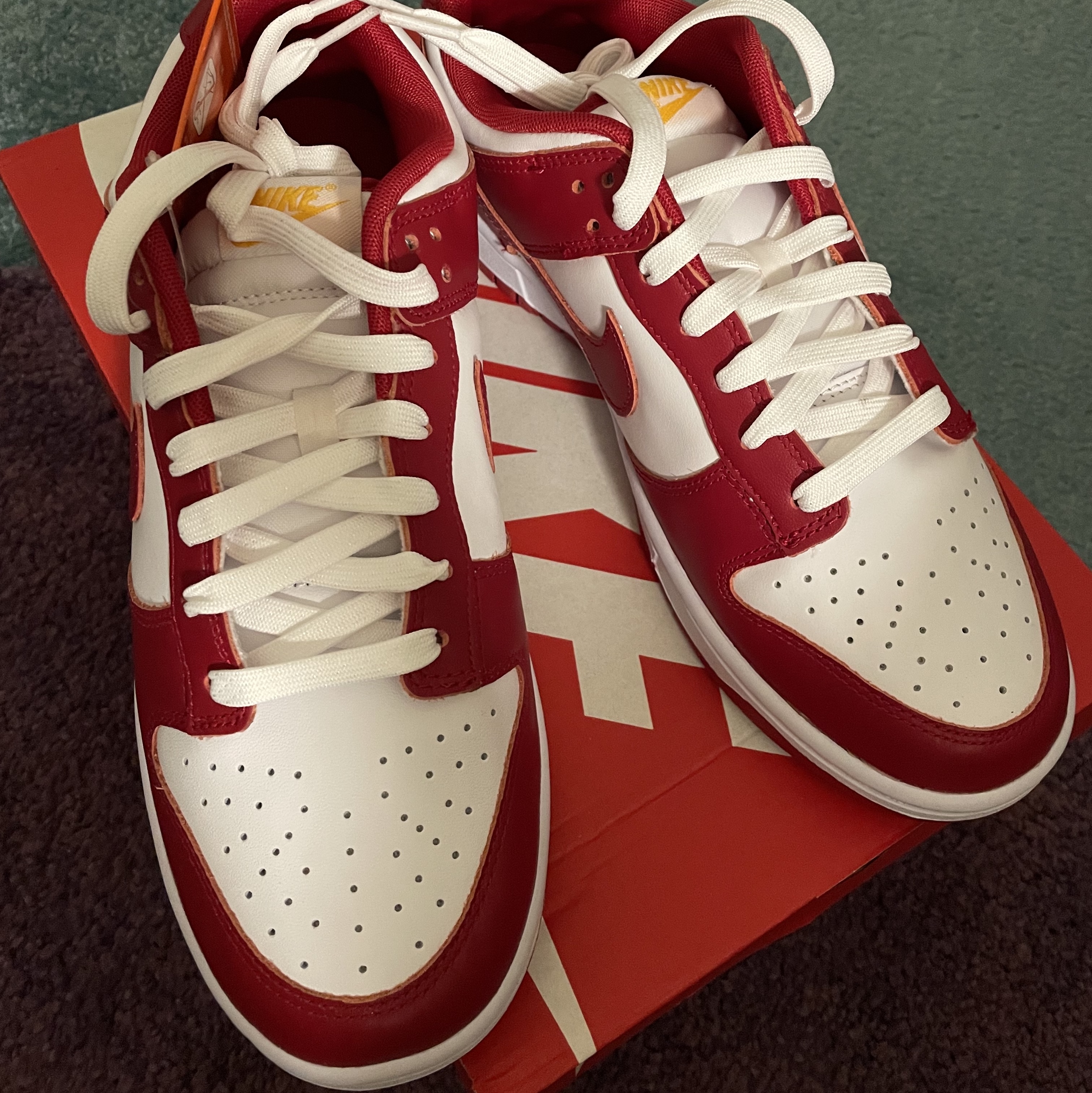 Nike Dunk Low Retro Gym Red 착용 스타일 - 3