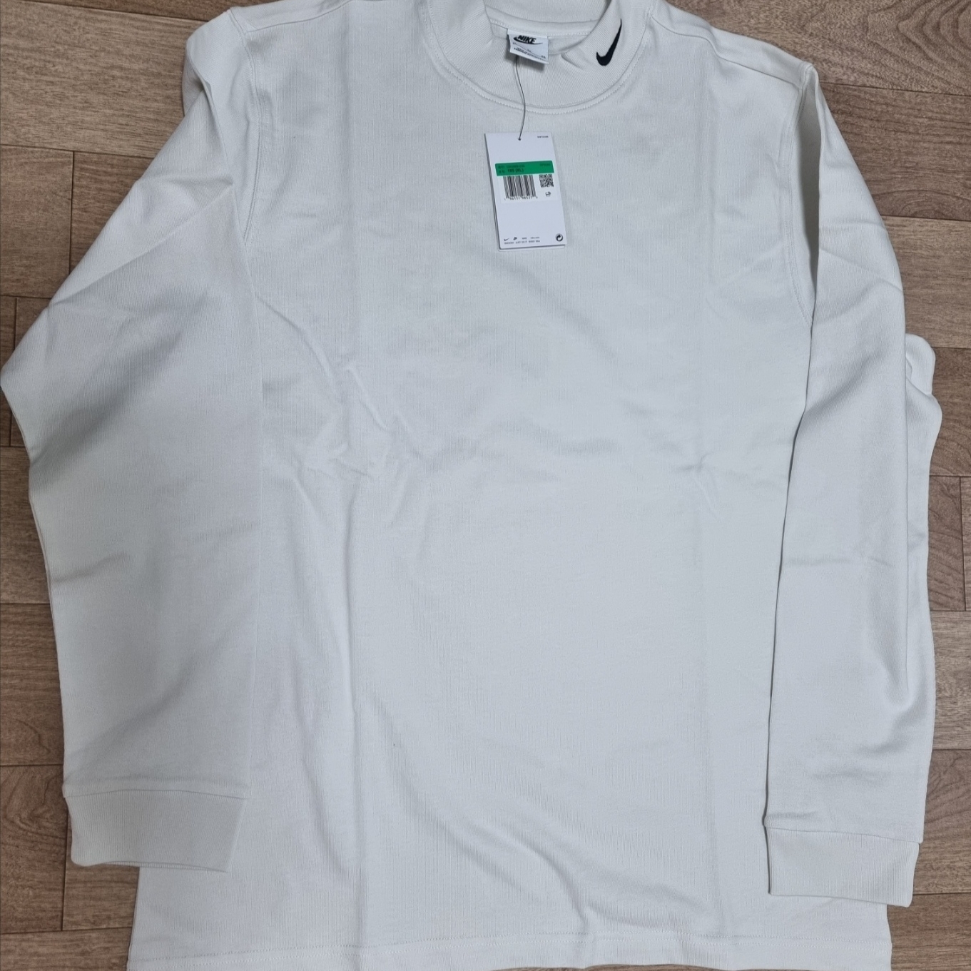 Nike NSW Long Sleeve Mockneck Shirts Phantom - Asia 착용 스타일