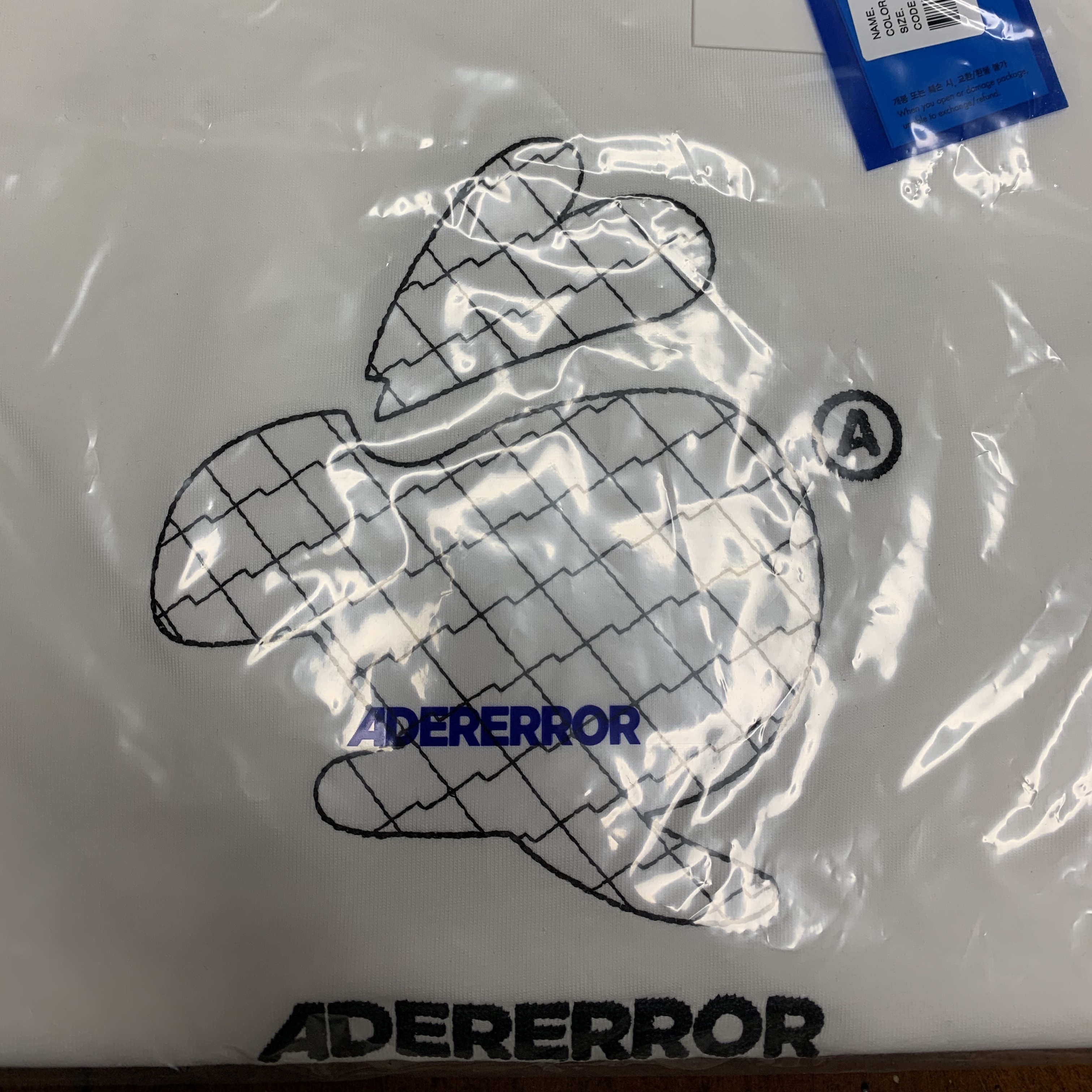 Ader Error Twinny Logo T-Shirt White 착용 스타일